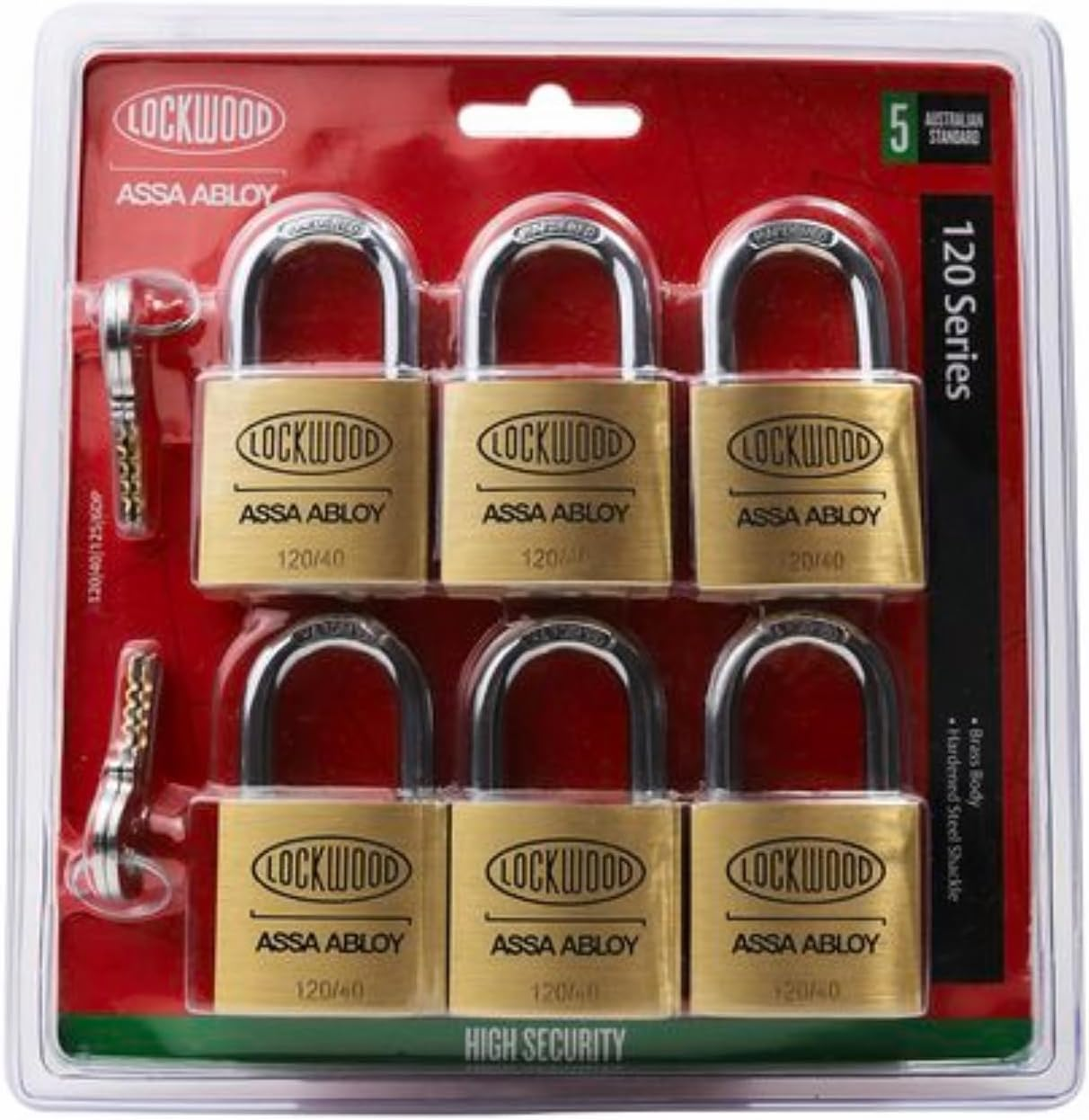 Lockwood 120/40/125/6DP Series 40 Mm Padlock with 25 Mm Shackle image number 3