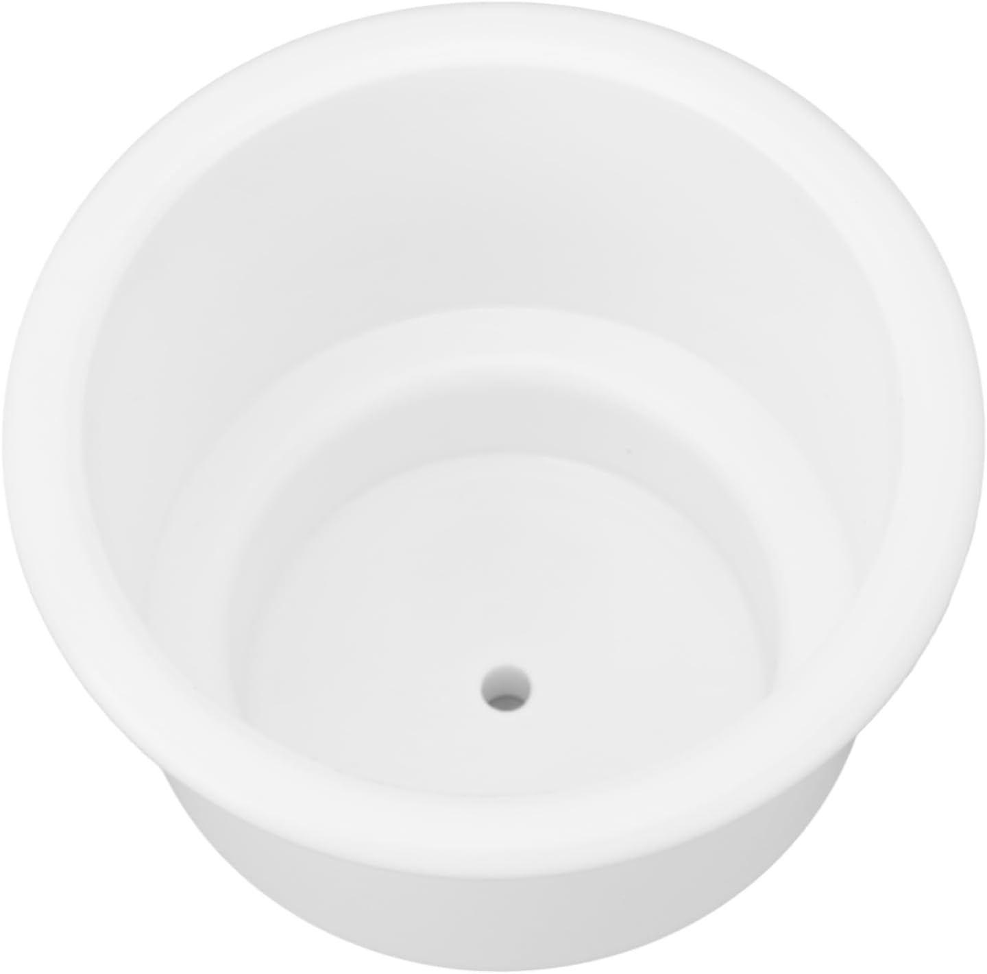 Drink Holder, Easy to Clean Cup Holder Drain Hole Smooth Surface Plastic for Car for Yacht for RV (Black)