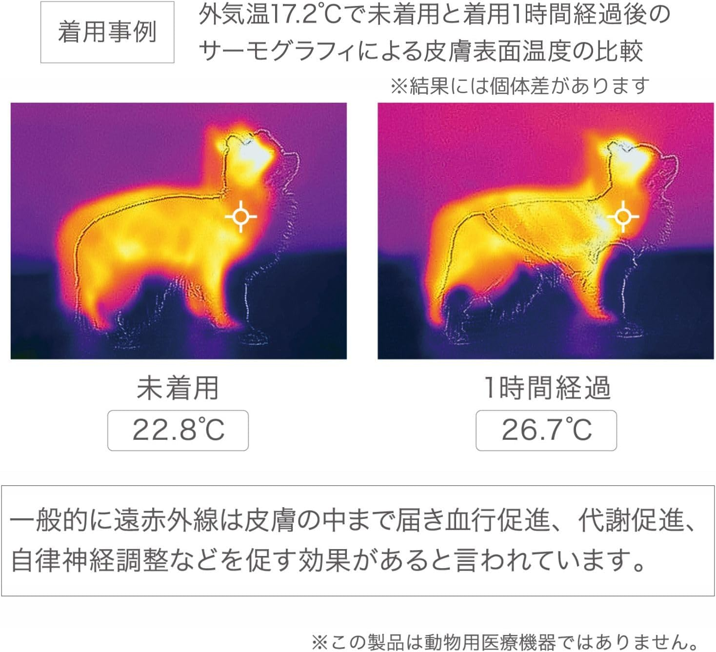 Lalarelax 2TG5003-88 Border Knit Navy X Saxophone Dog Wear Far Infrared Ceramic Knit