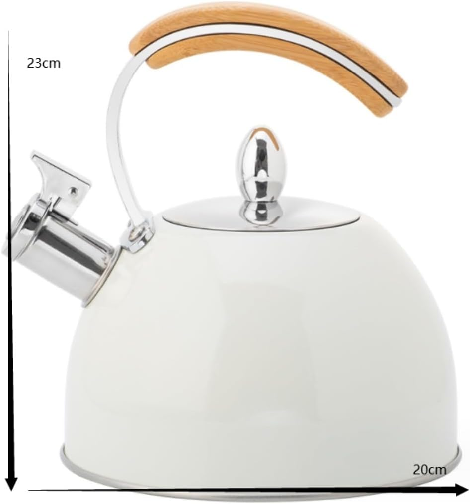 Stove Top Kettle Whistling Tea Kettle Kettle Coffee Filter Espresso Filter Retro Tea Kettle Metal Stove Tea Kettle for Gas Stove Stovetop Kettle Stovetop Tea Kettle Stovetop image number 4