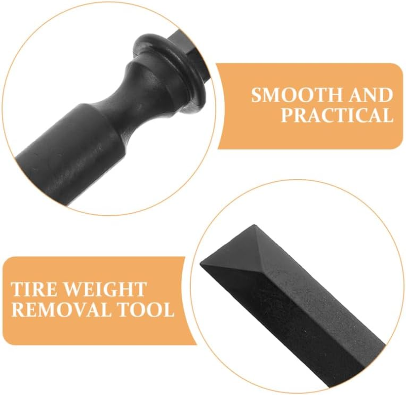 Mobestech Pack of 2 Car Tyre Shovel Wheel Weights Balancing Remover Rim Removal Tool Tyre Pliers Tool Tyre Repair Tools Weights Balancing Tool image number 3