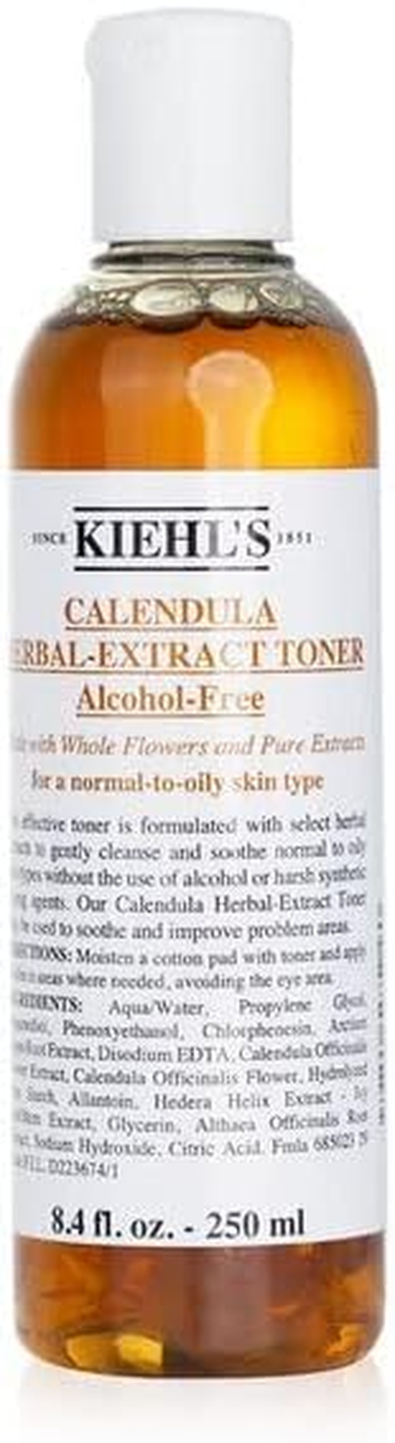 Kiehl'S Calendula Herbal Extract Alcohol-Free Toner - for Normal to Oily Skin Types 250Ml