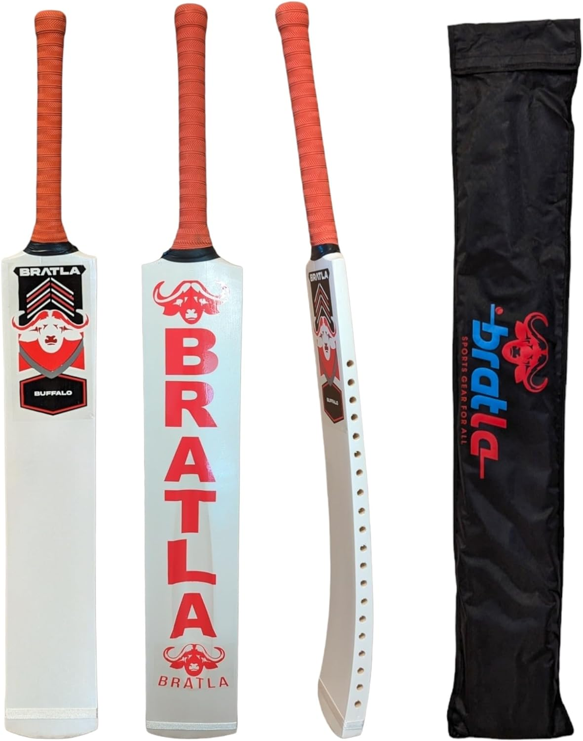 Cricket Bat for Tape Tennis Soft Ball - Lightweight Curved Profile | Powerful Strokes for Enhanced Performance | Adult Size, Lightweight Design image number 3