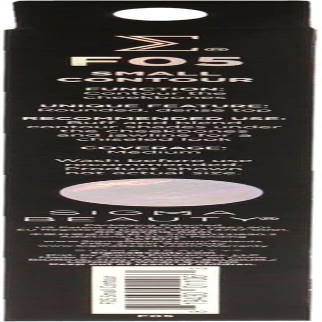 Sigma Beauty - F05 - Small Contour Brush - Chrome