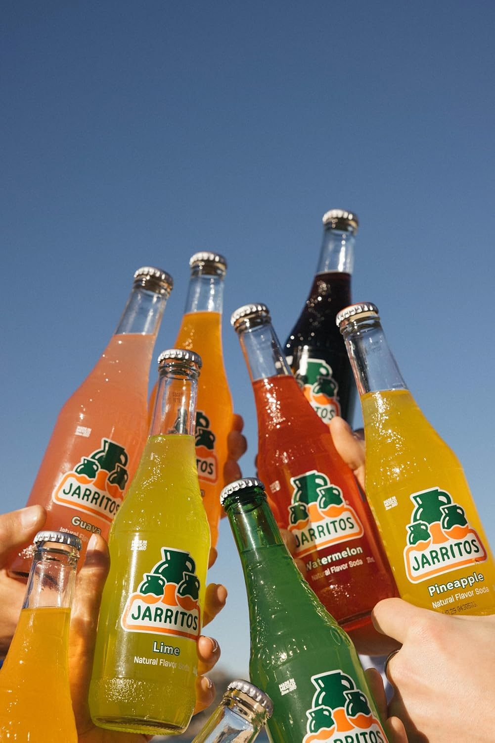 Jarritos Guava Soda, 24 X 370 Ml, Glass Bottles