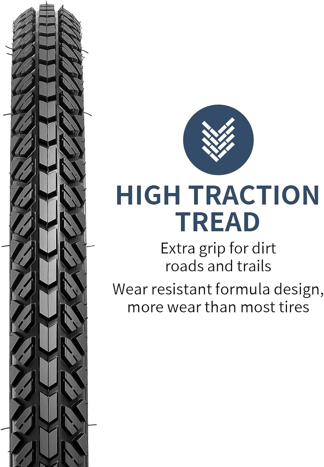 Yunscm 2 Pcs,26X1.95 Bike Tires,26X1.95 Bike Tyres,26X1.95 Bicycle Tires,26X1.95 Bike Tyre + Bike Inner Tube Schrader Valve 32Mm+Rim Strap+Tire Lever,Mountain Bike Tire 26X1.95,Mtb Tire 26X1.95,Y-069 image number 6