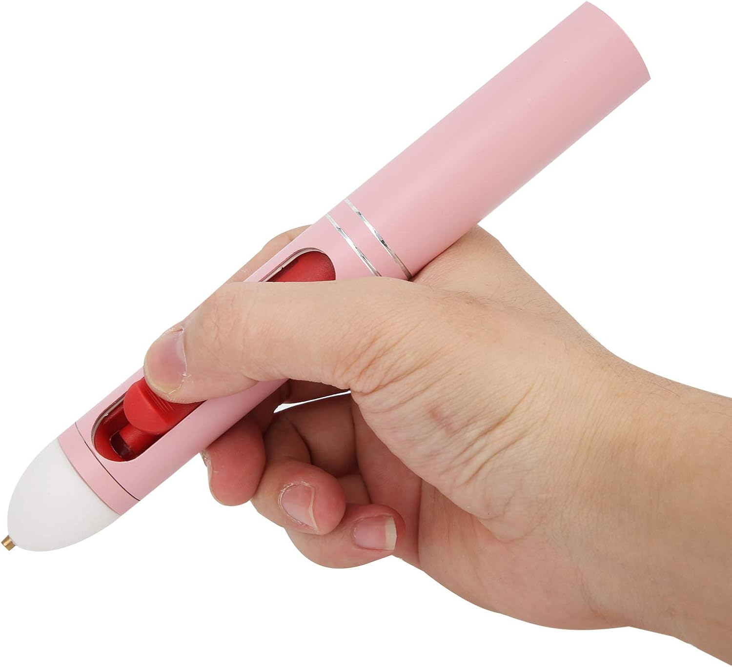 Hot Glue Gun, Cordless Glue Gun Mini Rechargeable Hot Glue Gun Kit with 75 Pcs Colorful Glue Sticks 2200 MA Battery for Crafts School DIY Arts Home image number 3