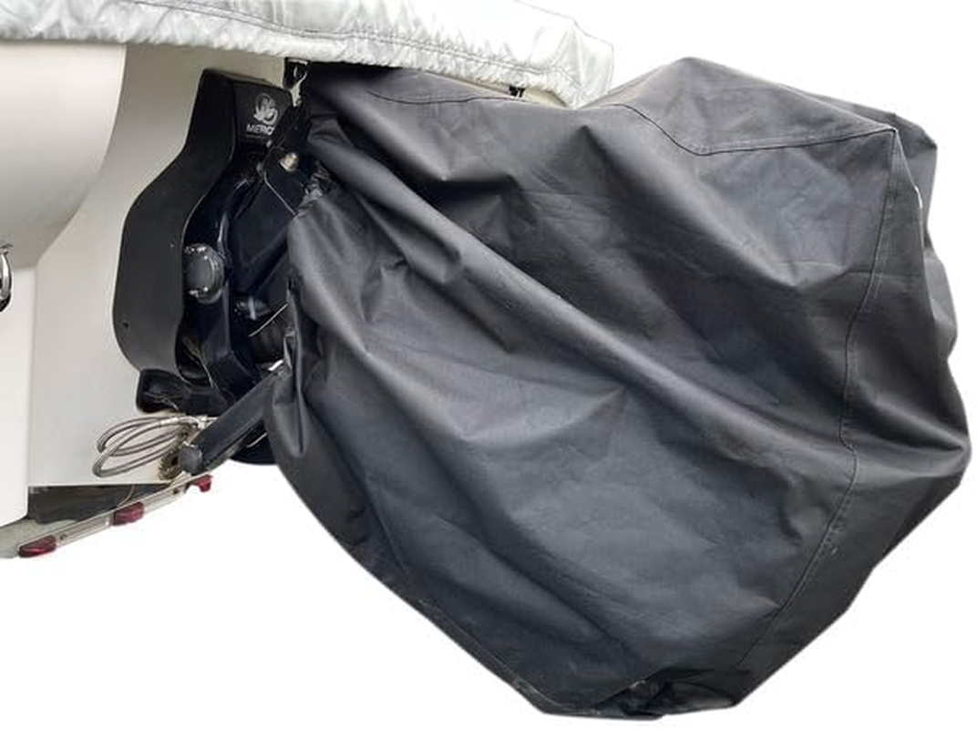 Universal Inboard Outboard Engine Cover 600D Polyester, Water and UV Resistant, Year-Round Protection image number 3