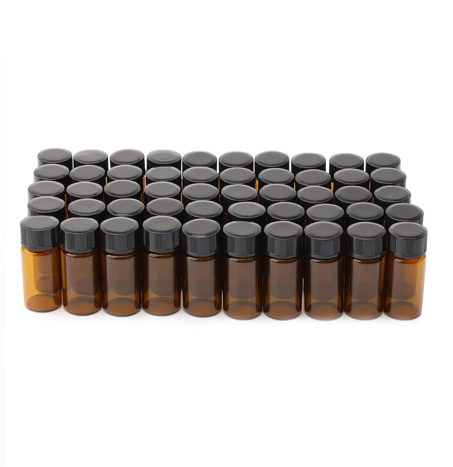 10Ml Amber Glass Bottles for Essential Oils, Chemistry Lab Chemicals, Colognes & Perfumes (10 Pieces) image number 4