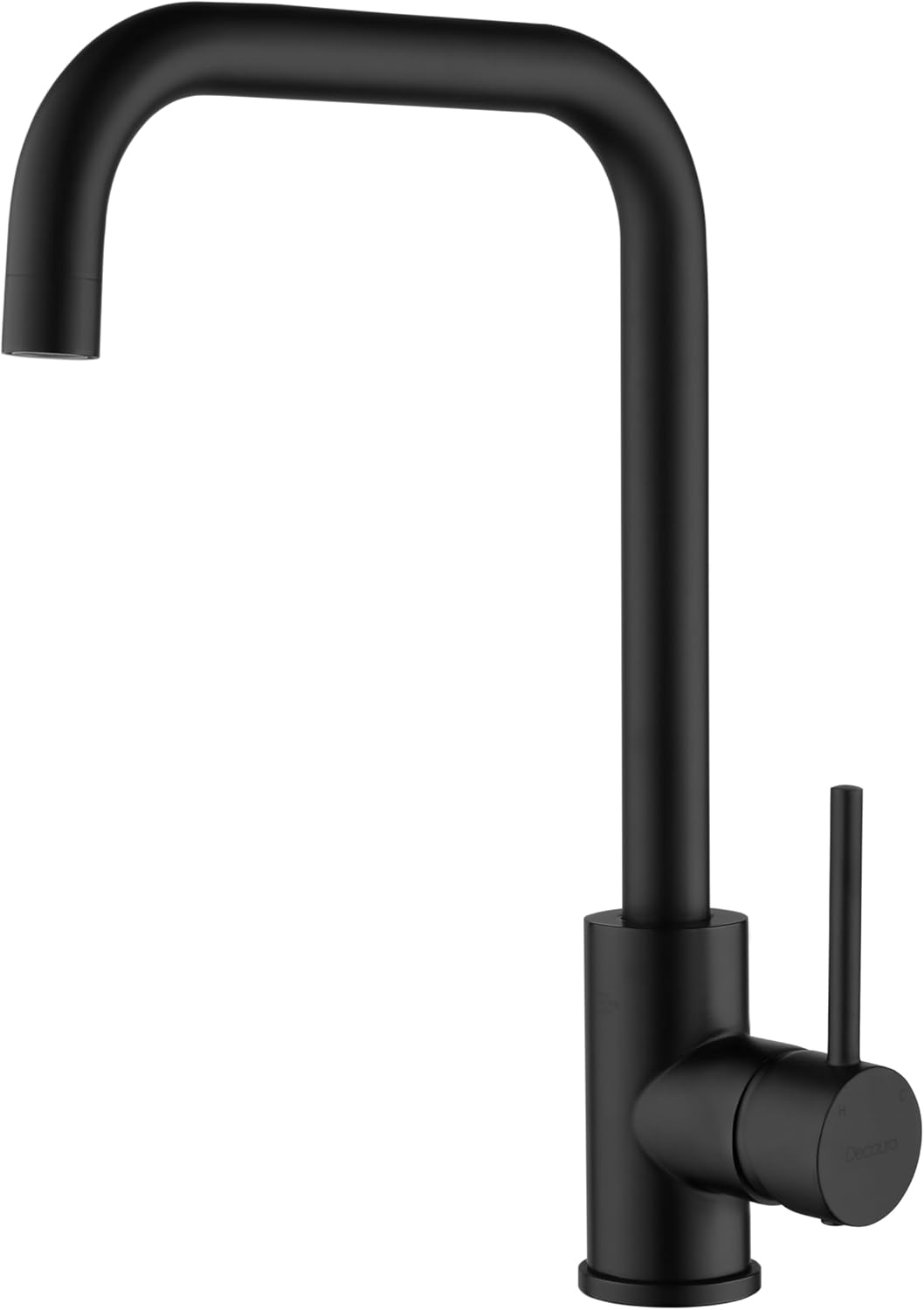 Decaura L-Spout Kitchen Mixer Tap Lead-Free Sink Faucet 360 Swivel Laundry Basin Taps (&lrm;Brushed Gold)