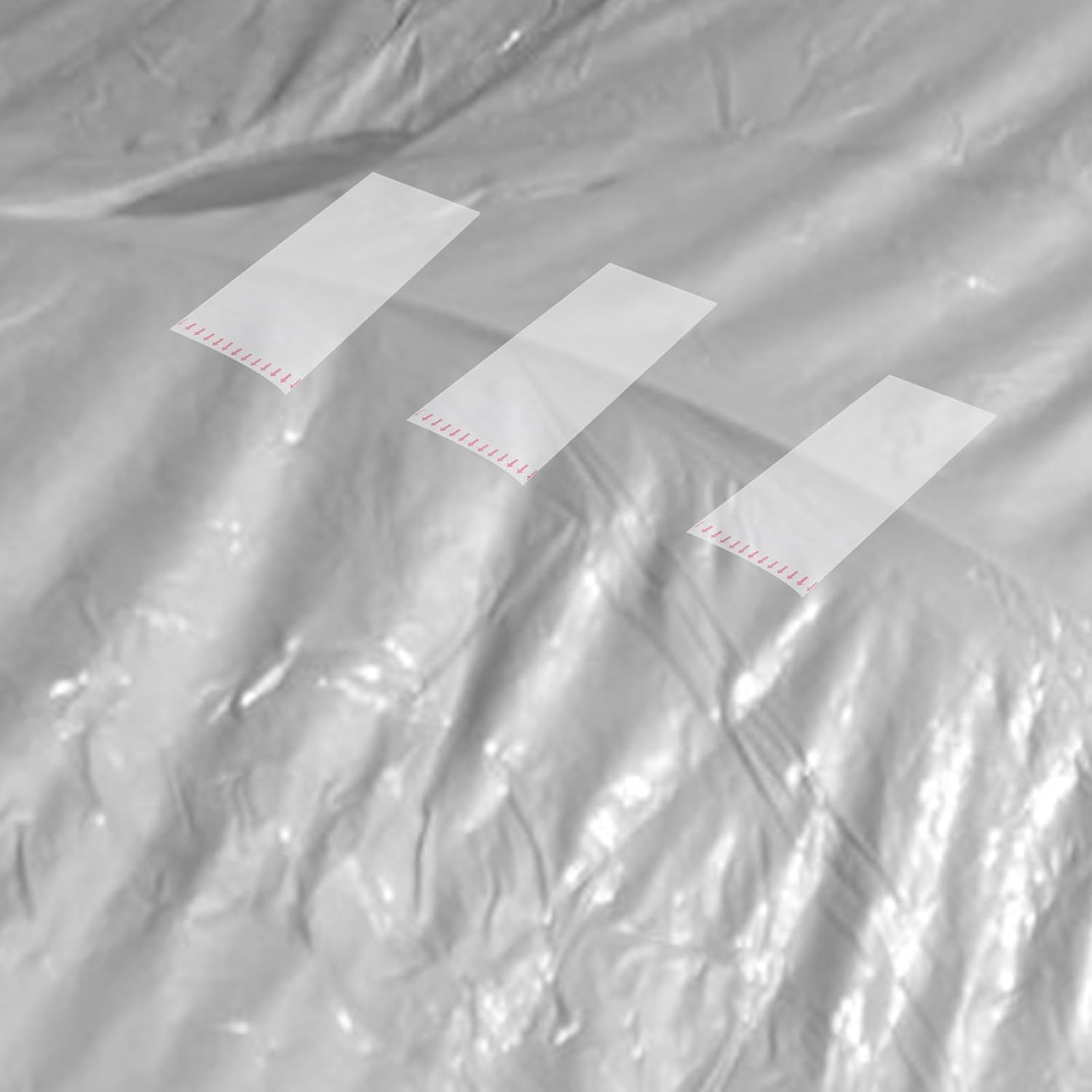 TEHAUX Greenhouse Repair Tape, 2.36 X 32.8Ft Reinforced Clear Plastic Film Tape, for Greenhouses and Plastic Sheeting, Polyethylene Film Tape for Seaming & Splicing image number 1