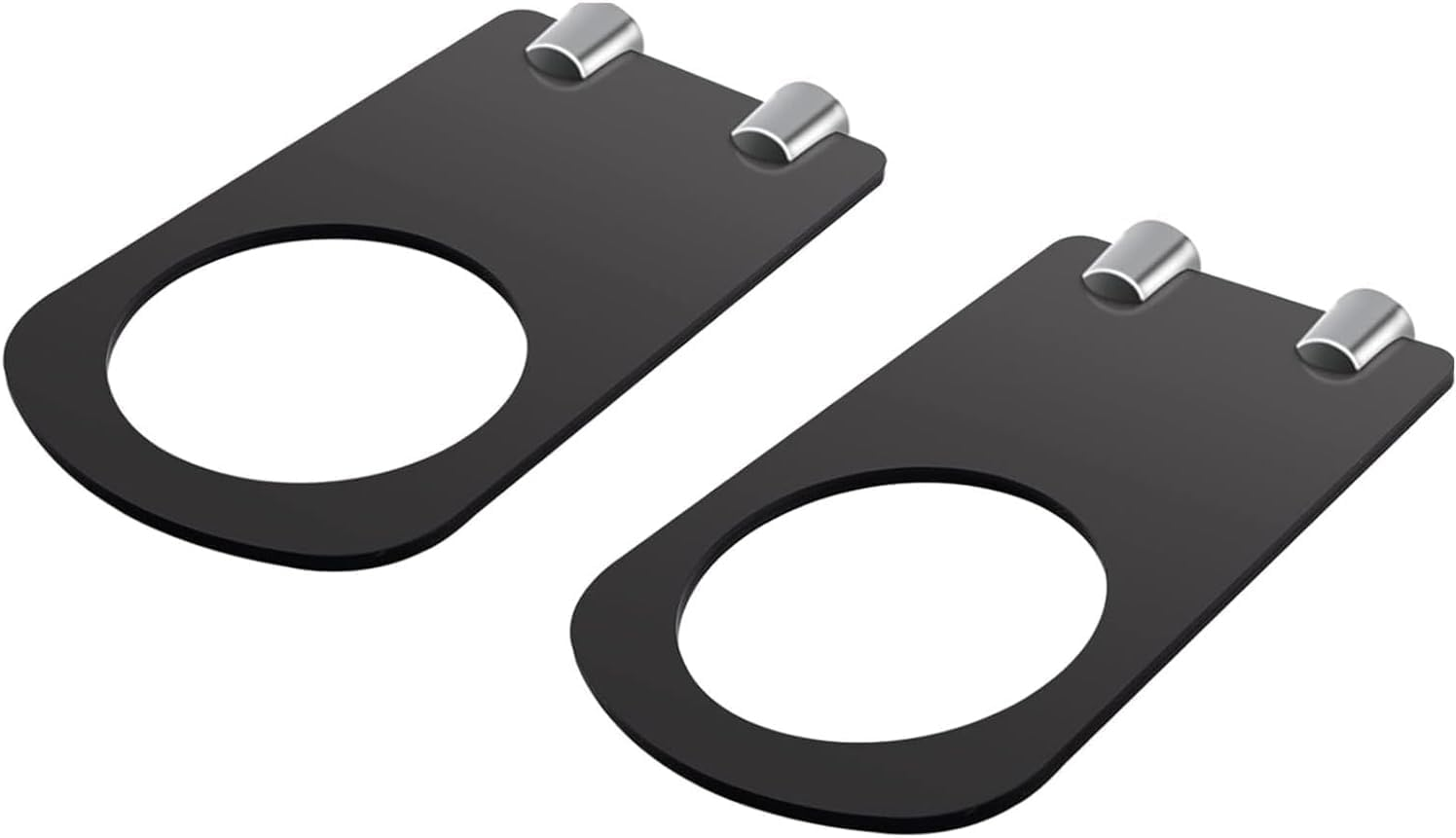 Acrylic Basketball Soccer Volleyball Rugby Football Rack, 2Pcs Acrylic Wall Mount Ball Holder Display Rack, Invisible Clear Ball Hanger Storage Stand for Soccer Volleyball Rugby, Black image number 5