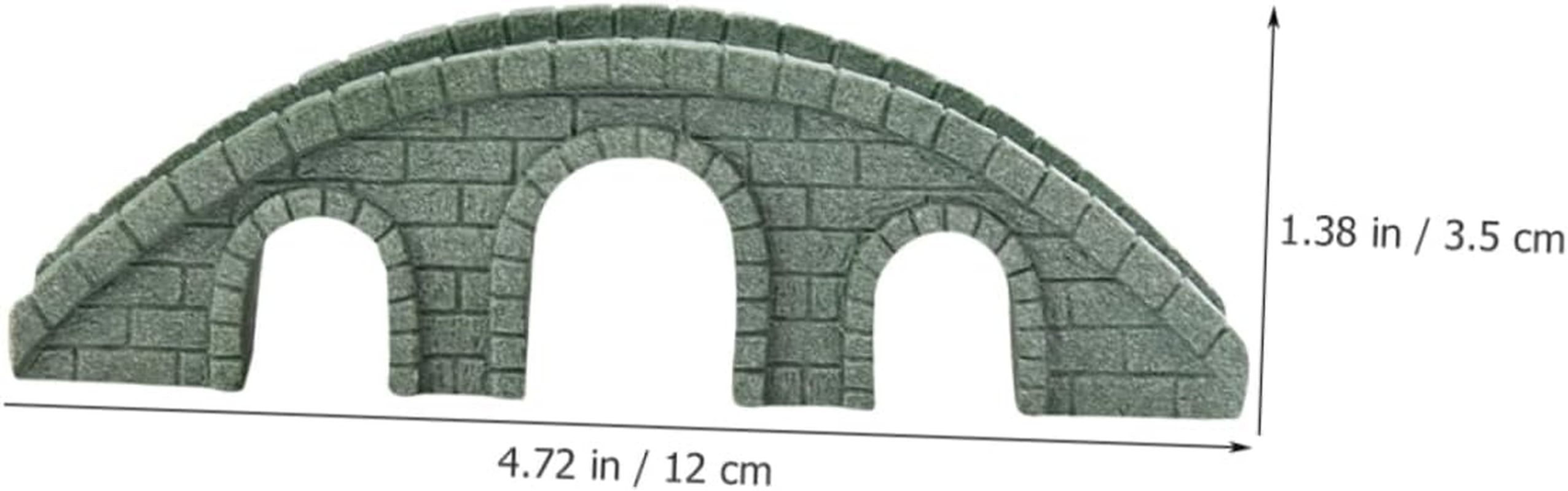 Kisangel DIY Micro Landscape Accessory Miniature Bridge Figurine Garden Bridge Model image number 5