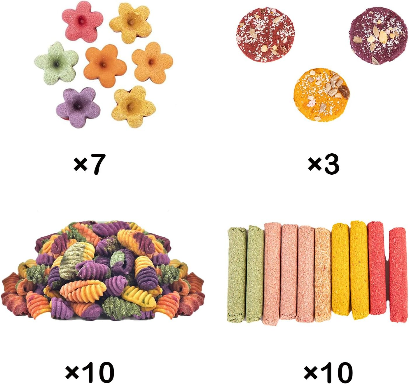 JCBCKJ Rabbit Chew Toys, Timothy Grass Sticks, Rabbit Toys-Grinding Sticks, Suitable for Rabbits, Hamsters, Chinchillas, and Other Rodent Pets of Ideal Snacks (30-1) image number 6