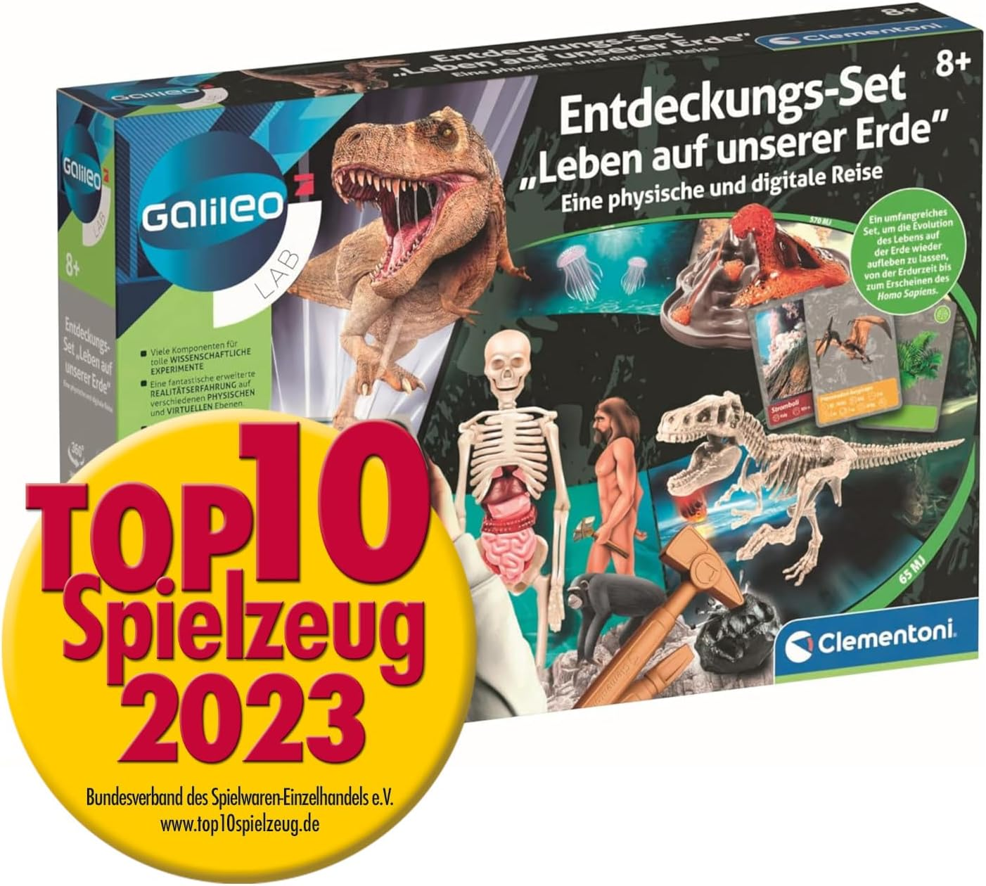 Galileo Lab 59366 Discovery Set Life on Our Earth Experiment Box with VR Experience Toy for Children from 8 Years Clementoni image number 1