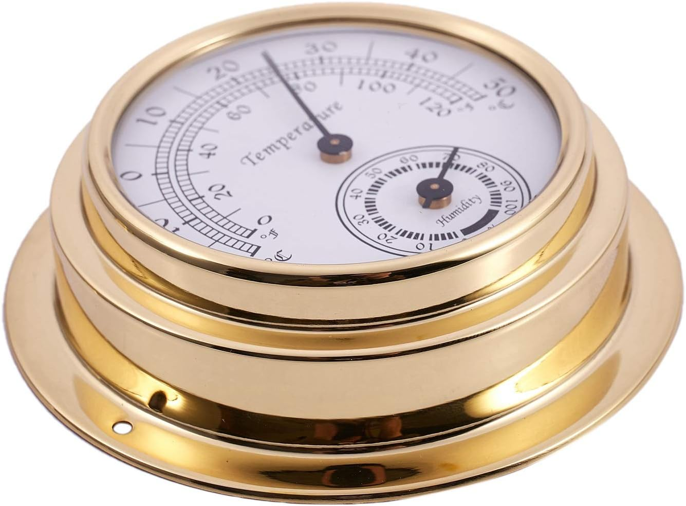 Thermometer Hygrometer Barometer Watches Clock 2 Whole Set Weather Station Meter image number 6