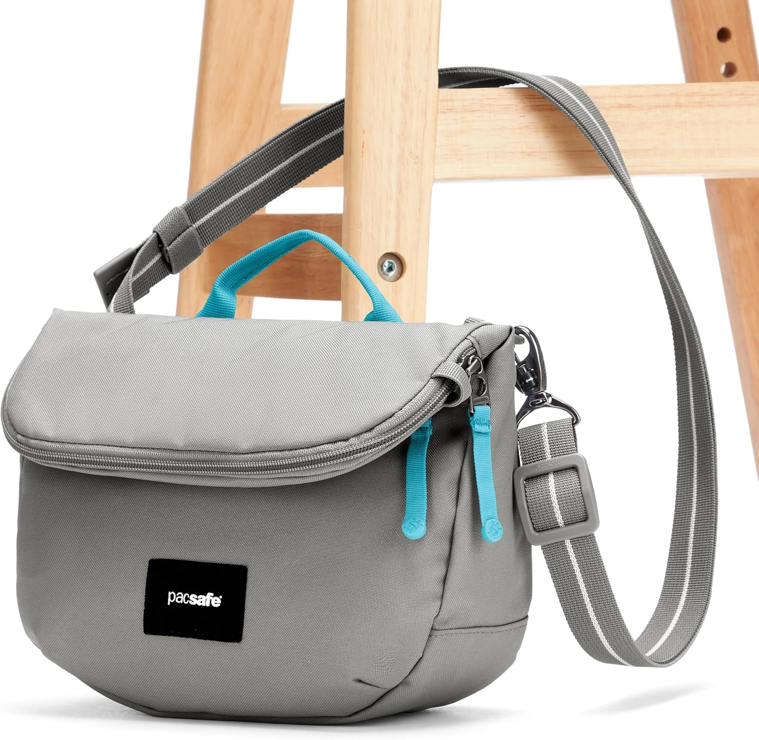 Pacsafe GO anti Theft Saddle Crossbody, Stone, One Size image number 2