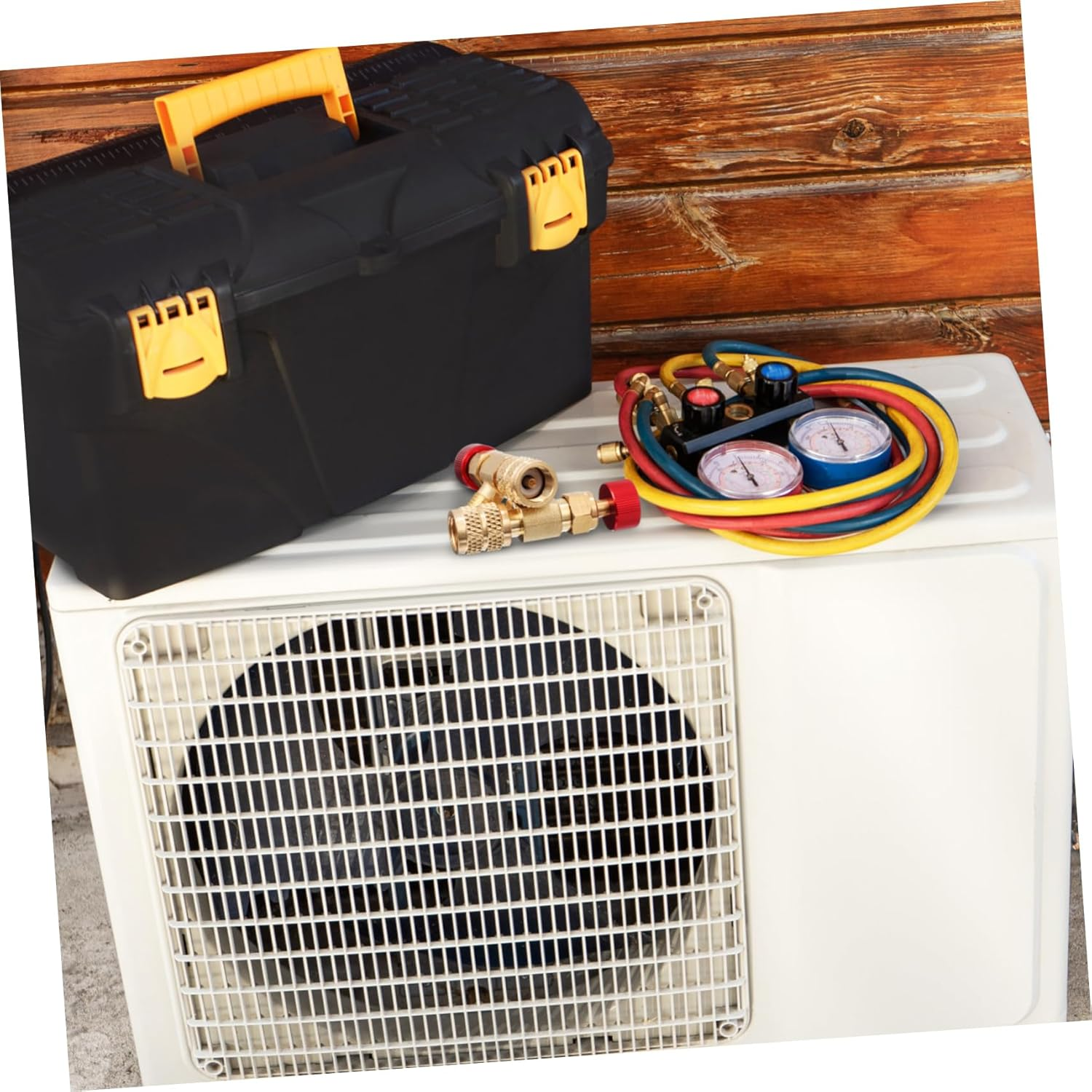 Refrigeration Coupling Valves Straight Valve Adapter for Air Conditioner, Compatible and R410 Refrigerants, Replacement for Home Use image number 2