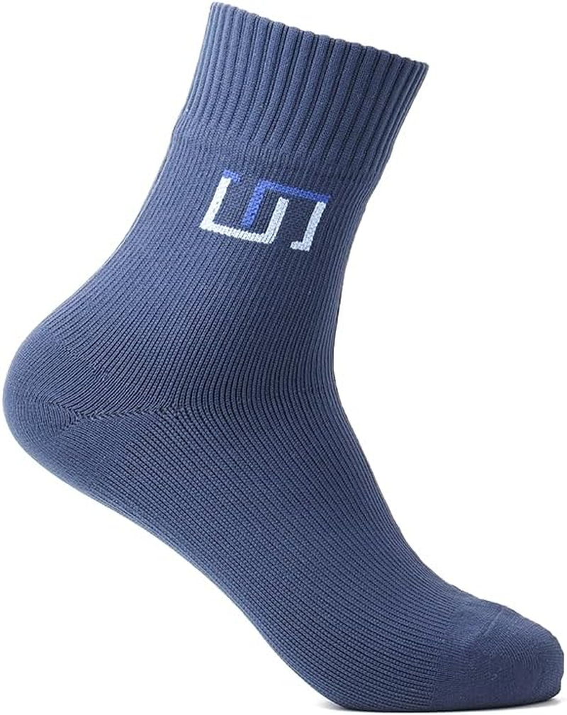 The Wudhu Socks - Non-Leather, 100% Waterproof, Breathable, and Anti-Odor Socks for Ablution & Outdoor Activities [Jet Black][Unisex]