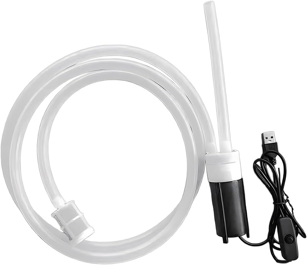 Mini Electric Wine Siphon Pump, Powerful Accessory for Household Beer and Wine Brewing, with Siphon Filter Tube image number 1