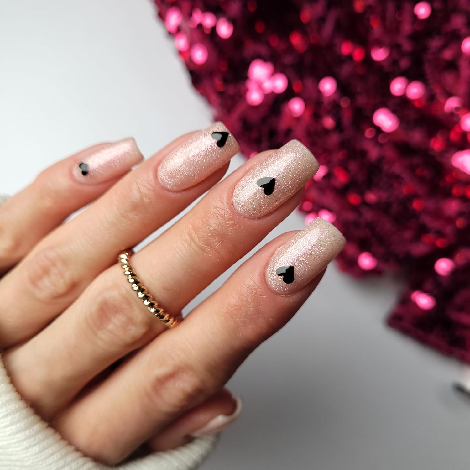 Semilac UV Nail Polish Pink 390 Spark of Bare Love 7 Ml Colour Varnish for Colour-Intensive Fingernails Economical and Durable Nail Polish image number 4