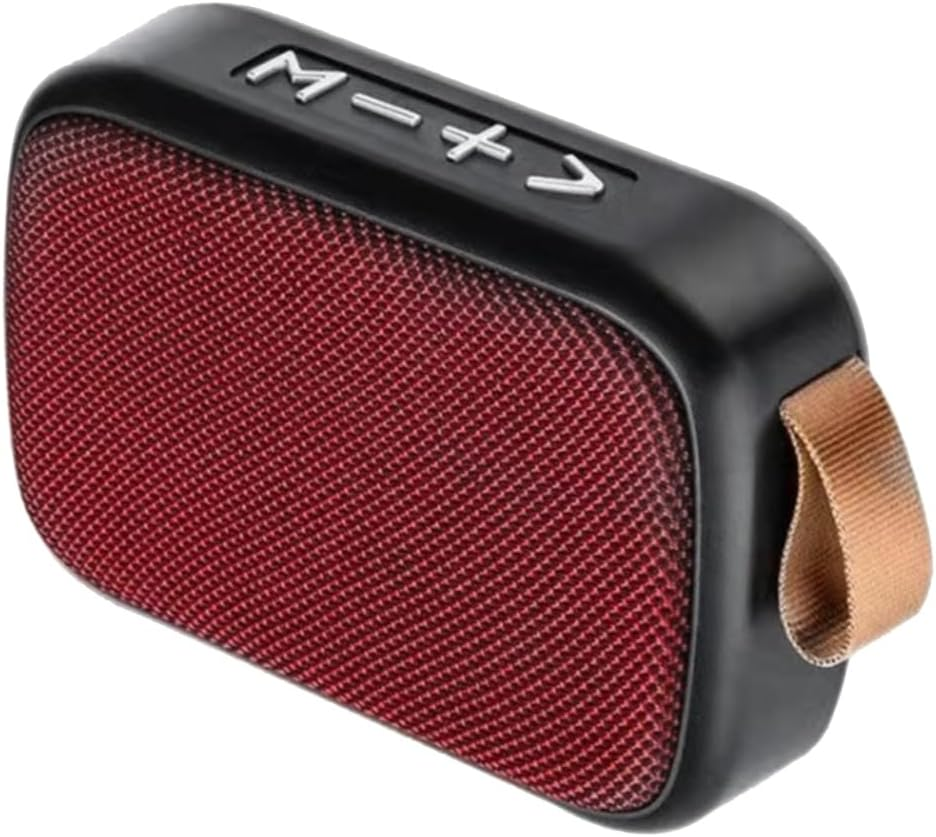 Anlayliay Portable Speakers Outdoor Bluetooth Mini Loudspeaker Wireless Column 3D Stereo Music Player Hifi Sound Box Black&Red image number 5