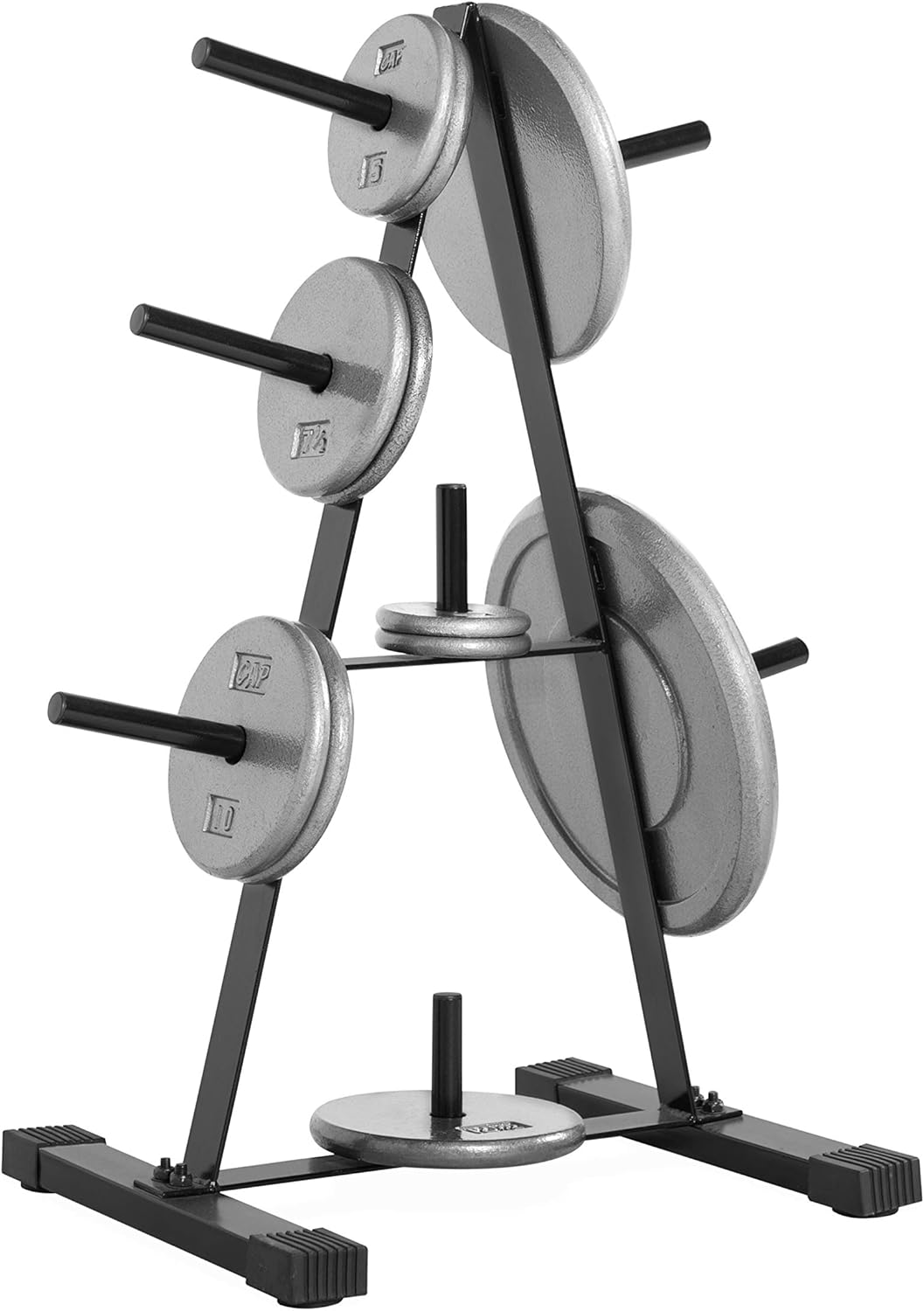 Cap Barbell Weight Plate Rack for 1-Inch Weight Plates - Green image number 7