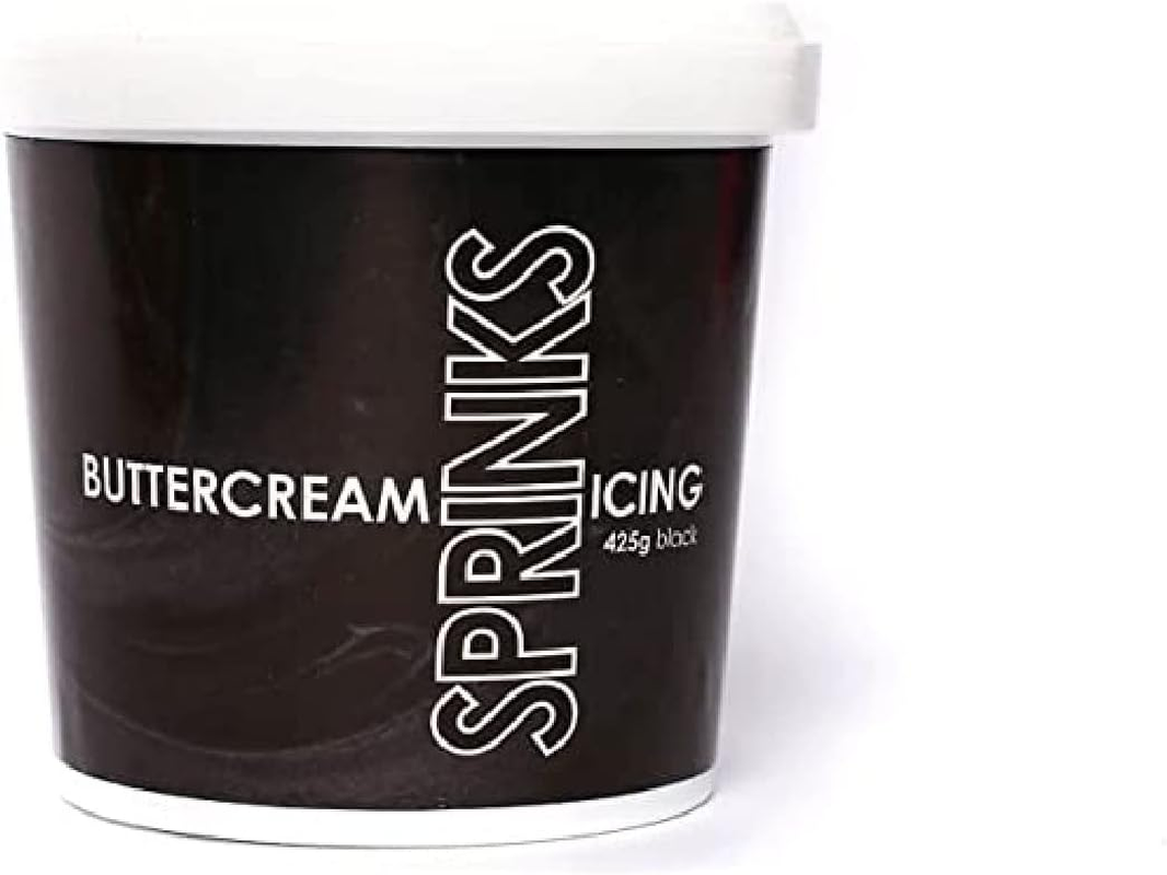 Sprinks Vanilla Flavour Buttercream 425G - Australian Made Buttercream Icing | Ready to Use Buttercream Frosting | Light and Delicious Vanilla Buttercream for Cakes | Whip for Extra Volume | Blue
