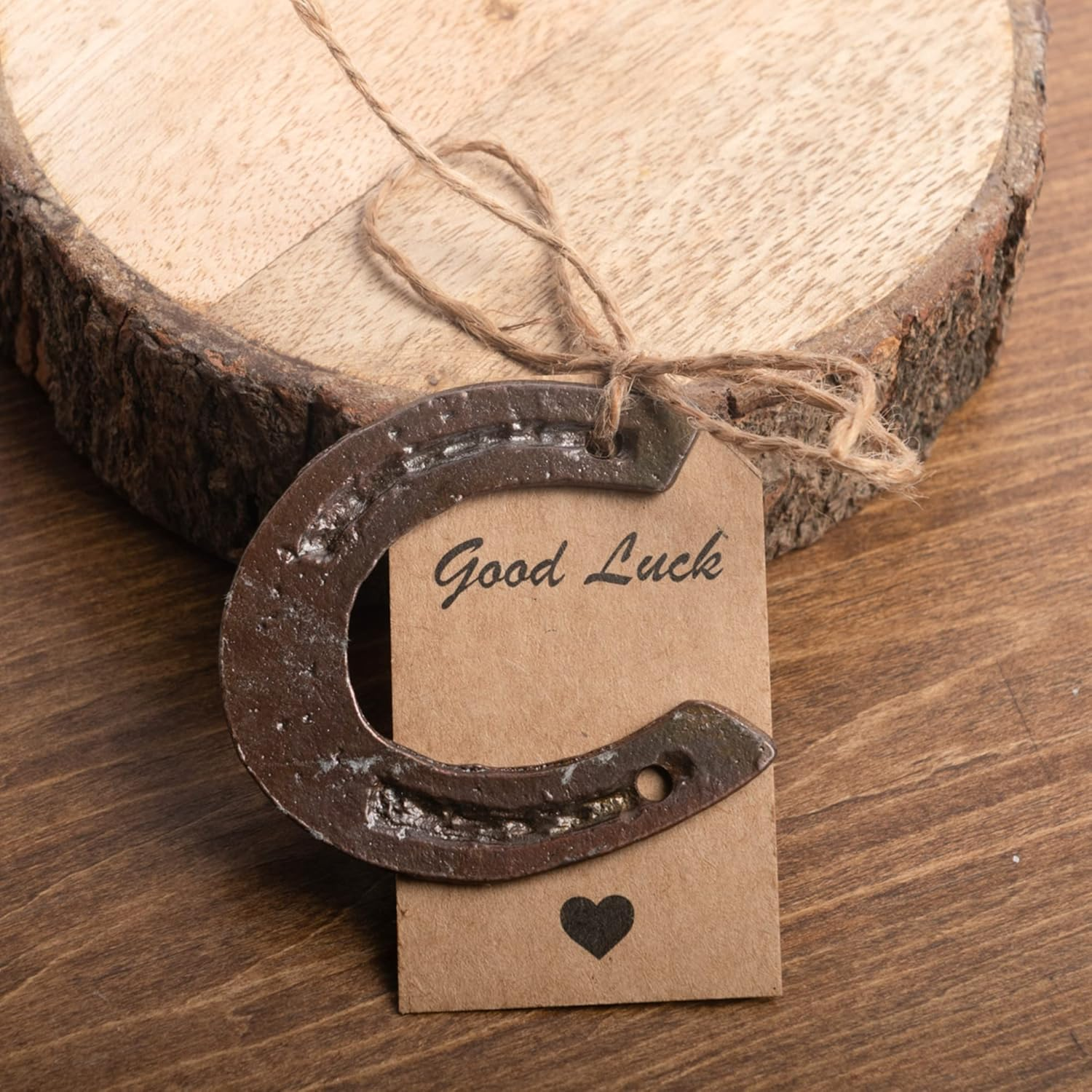 WC 40 Pcs Lucky Horseshoes Western Christmas Decor Wedding Favors Rustic Horseshoe Mini Horse Decor Party Western Party Decorations Baby Shower Return Gifts with Tags Vintage Craft Horseshoe