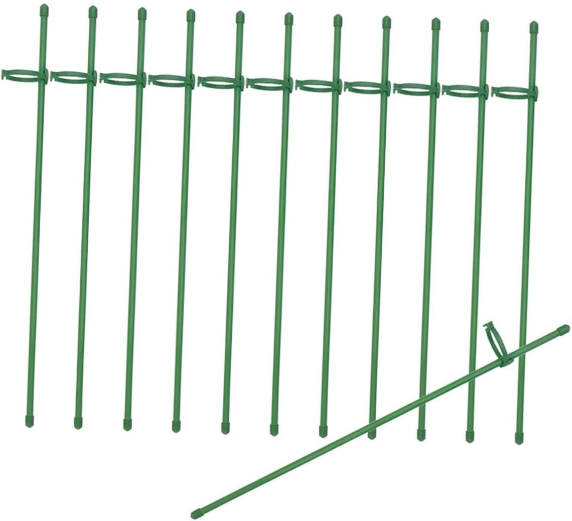 12Sets Garden Single Stem Support Stake Plant Cage Support Stakes for Vegetable Plant Support Stakes Flowers for Hanging and Peony in Your Gardening Supplies
