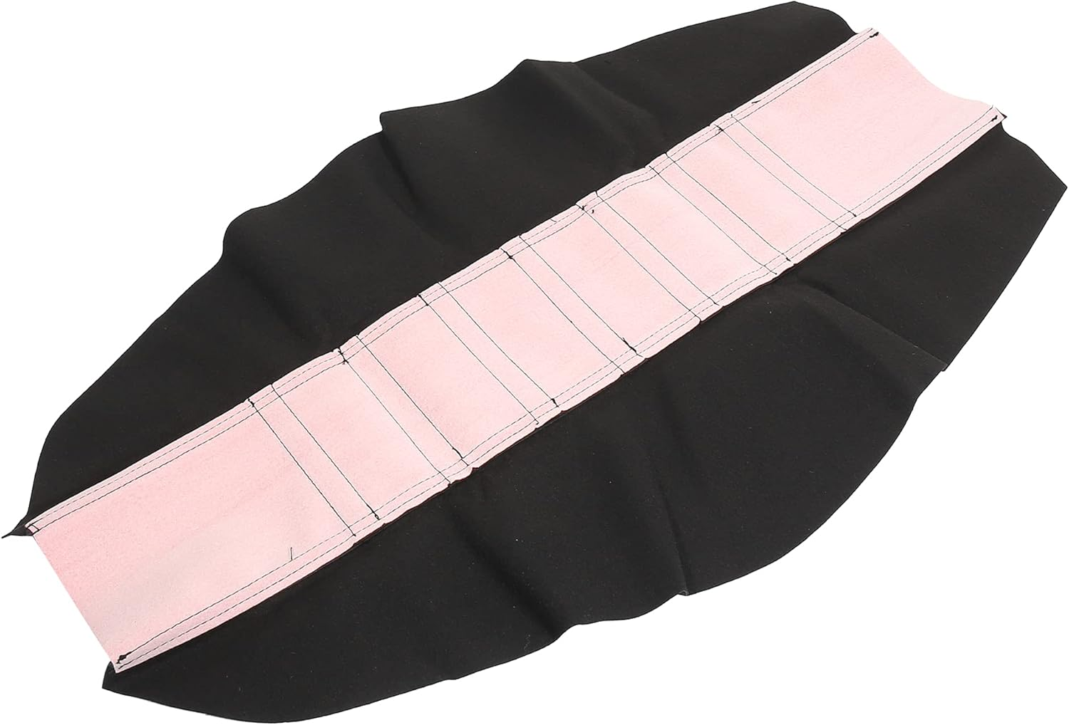 X AUTOHAUX Motorcycle Dirt Bike Faux Leather Soft Seat Cover anti Slip Seat Cushion Red Black image number 4