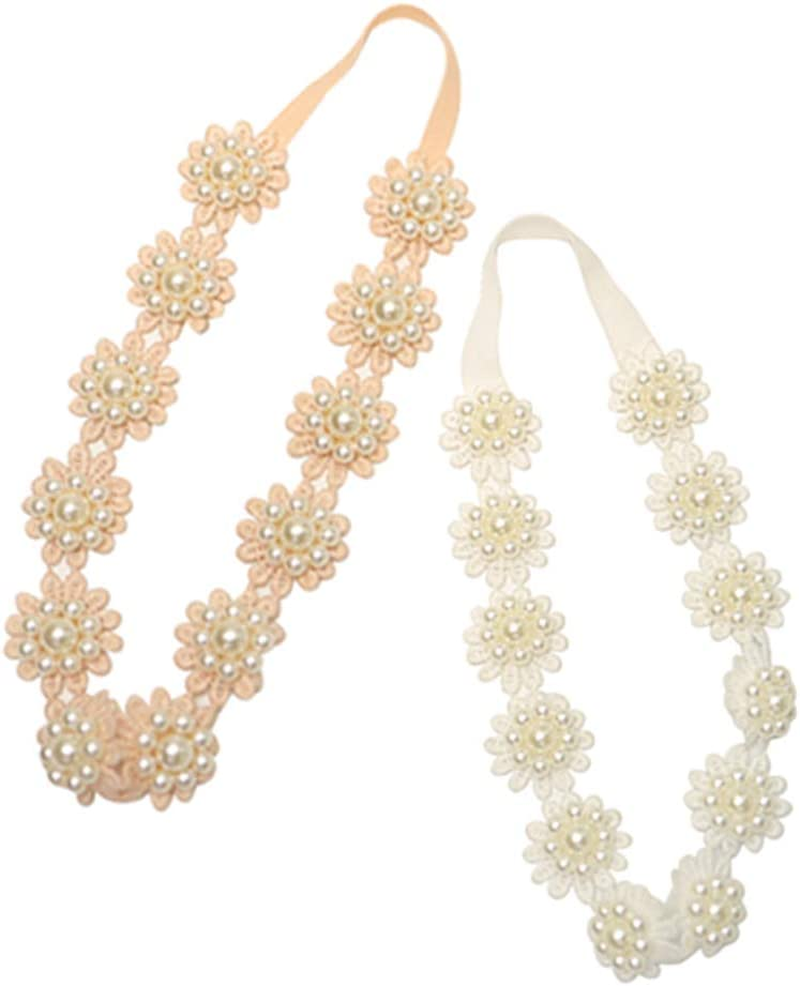 Baby Toddler Lace Headbands Princess Girls Baptism Headbands