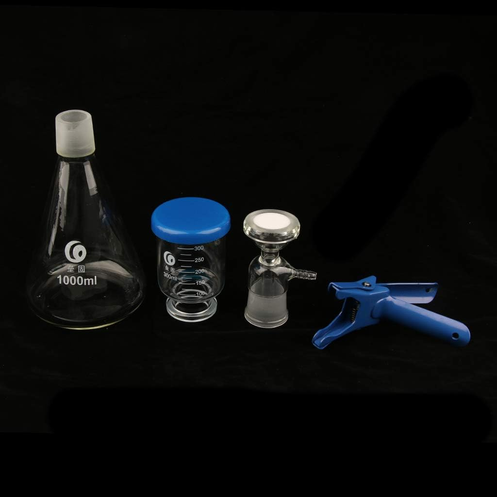 New 1000Ml Filtration Apparatus Lab Filtering Unit with Funnel and Clamp image number 3