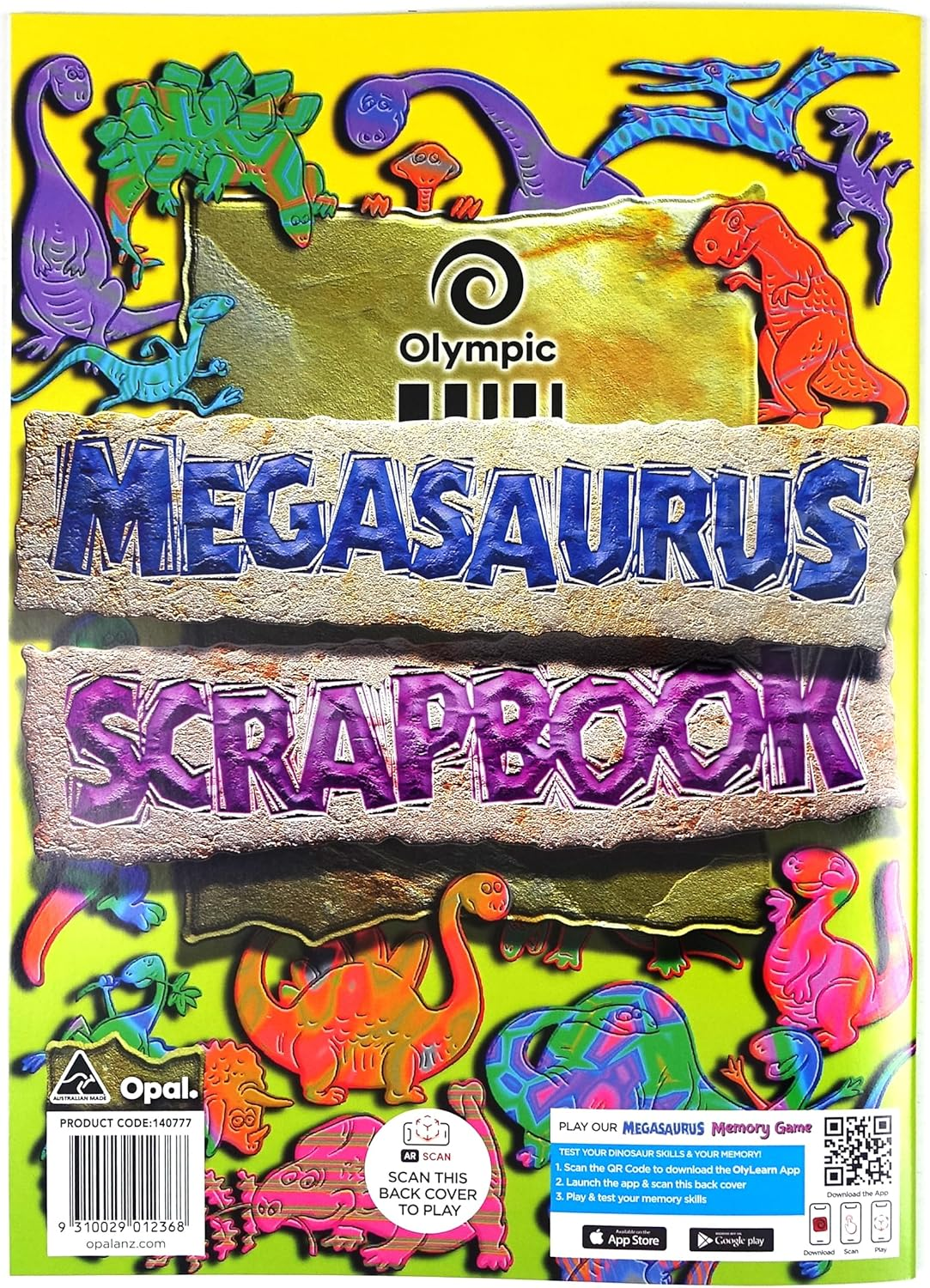 Olympic Scrapbook Megasaurus 90Gsm 335X240Mm 64 Pages image number 4