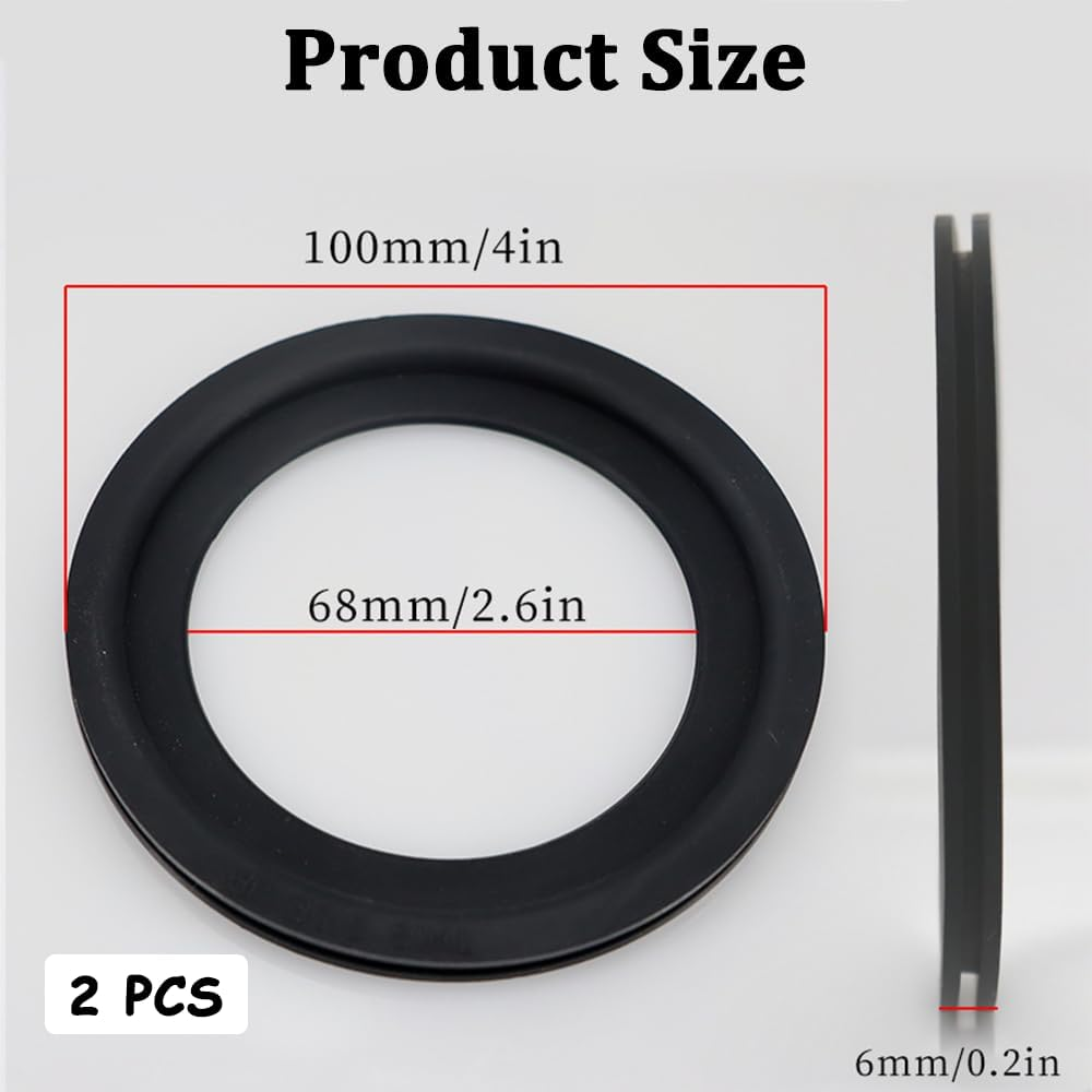 RV Toilet Flush Ball Seal Kit 2-Pack for Dometic 300 310 320 Toilets,Premium 385311658 Replacement Gasket,For Leaks & Odors in RV Camper Travel Trailer