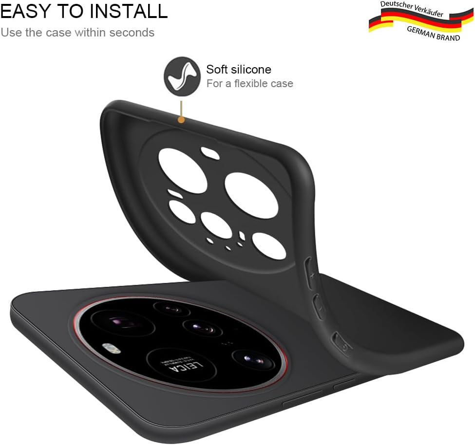 HSP Case for Xiaomi 15 Ultra [Dust-Repellent] Mobile Phone Case | Premium TPU Silicone Case Protective Case | Scratch-Resistant Shockproof Case with Drop Protection | Camera Protection Screen image number 6