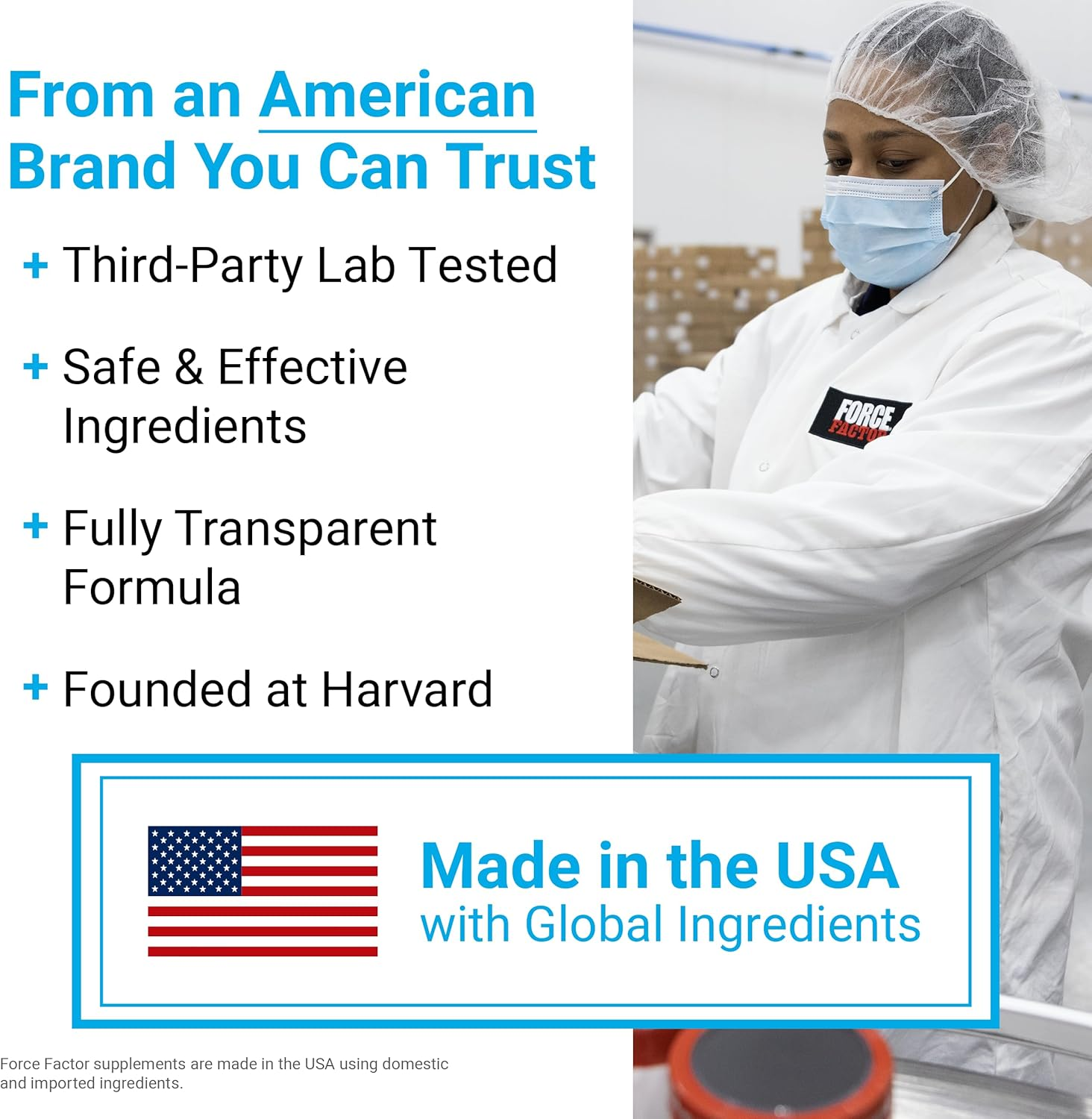 Force Factor Amazing Ashwa for Stress Relief, Memory, Focus, Immune Health, and Metabolism, Ashwaganda Supplement with KSM-66 Ashwagandha for Stress, 120 Tablets, White Packaging image number 5