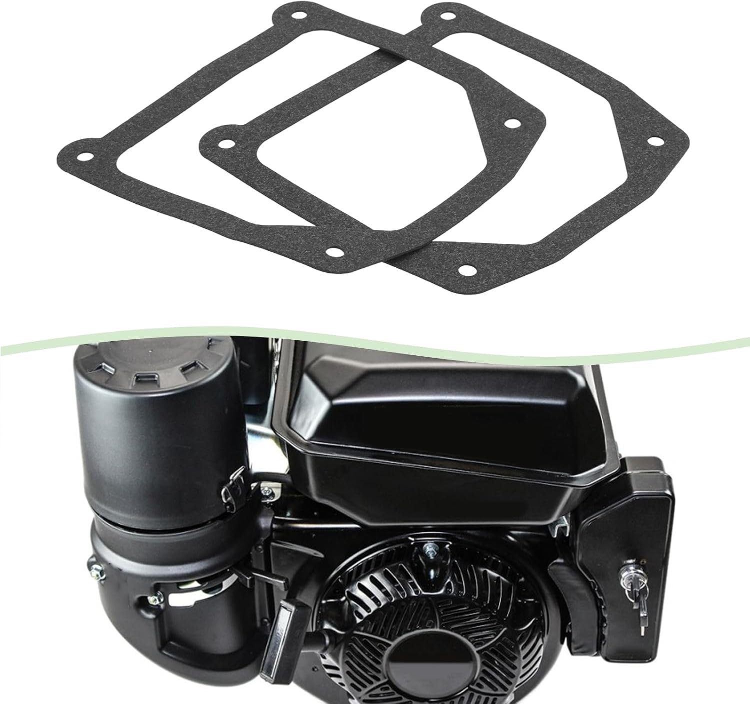 Ecsing 4Pcs Lawn Mower Engine Valve Cover Gasket Stamped Steel Cover Head Gasket Compatible with Kohler 7000 Model Engines with Stamped Steel Valve Covers image number 3