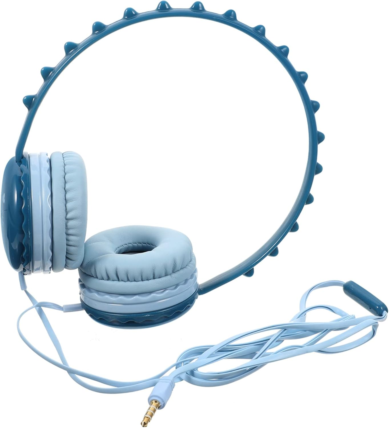 TEHAUX Dinosaur Ear Headphones for Wired Headset with Built Microphone Comfortable Ear Cushions Compatible with Laptop Tablet for Online Classes and Gaming image number 5