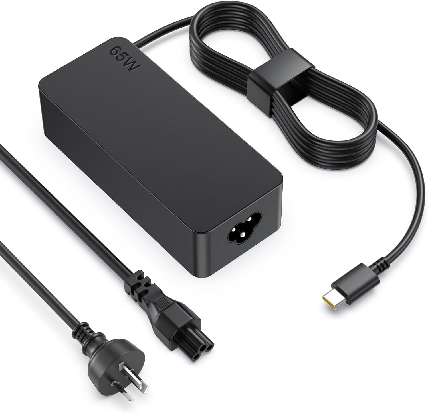 USB C Laptop Charger 65W Fast Type C Chromebook Charger Compatible with Lenovo, HP, Samsung, Acer, Asus, Google, Universal USB Type-C Laptop Chargers Also Works with 45W Devices image number 5