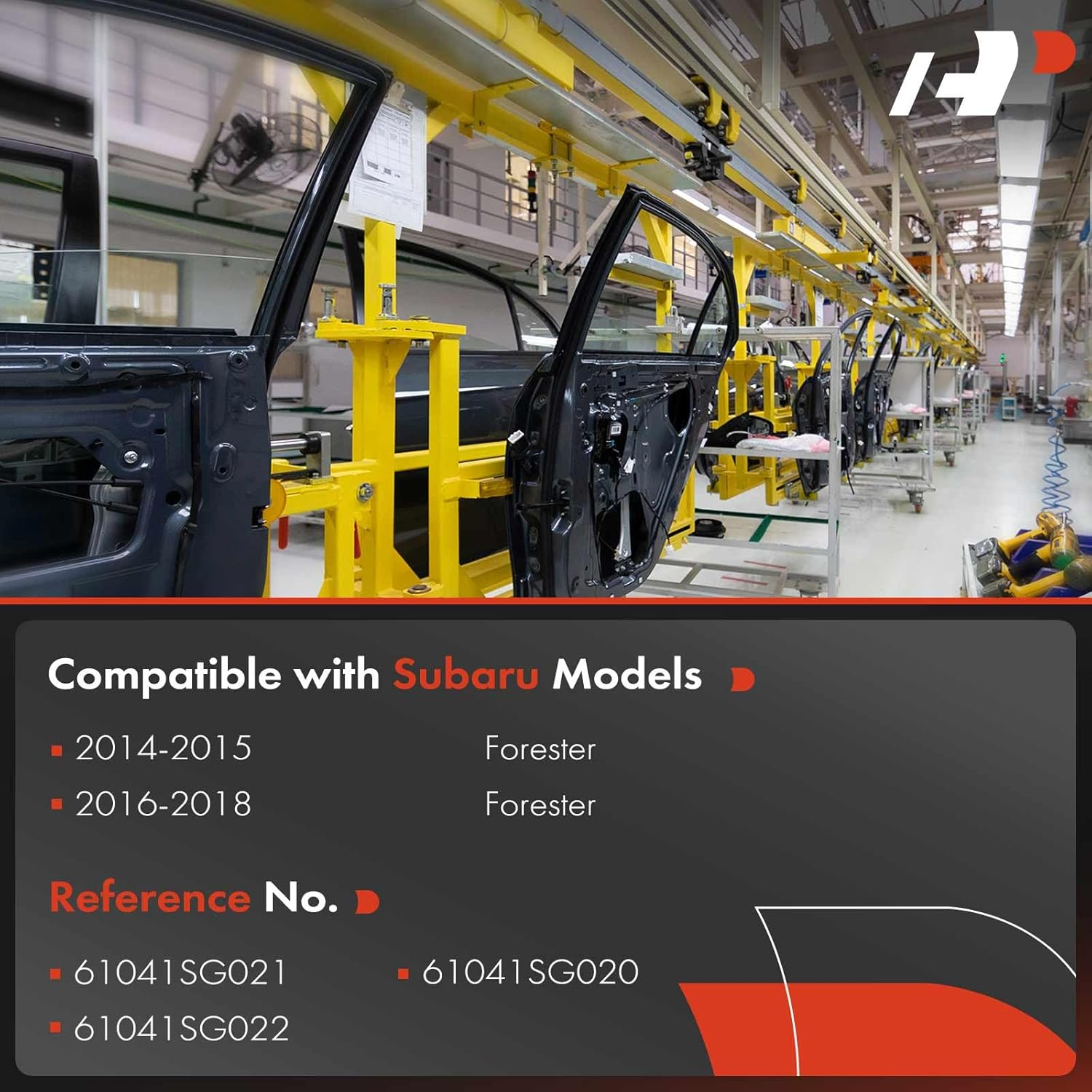 A-Premium Power Window Regulator with Motor Compatible with Subaru Forester 2014-2018 Front Passenger Side image number 5