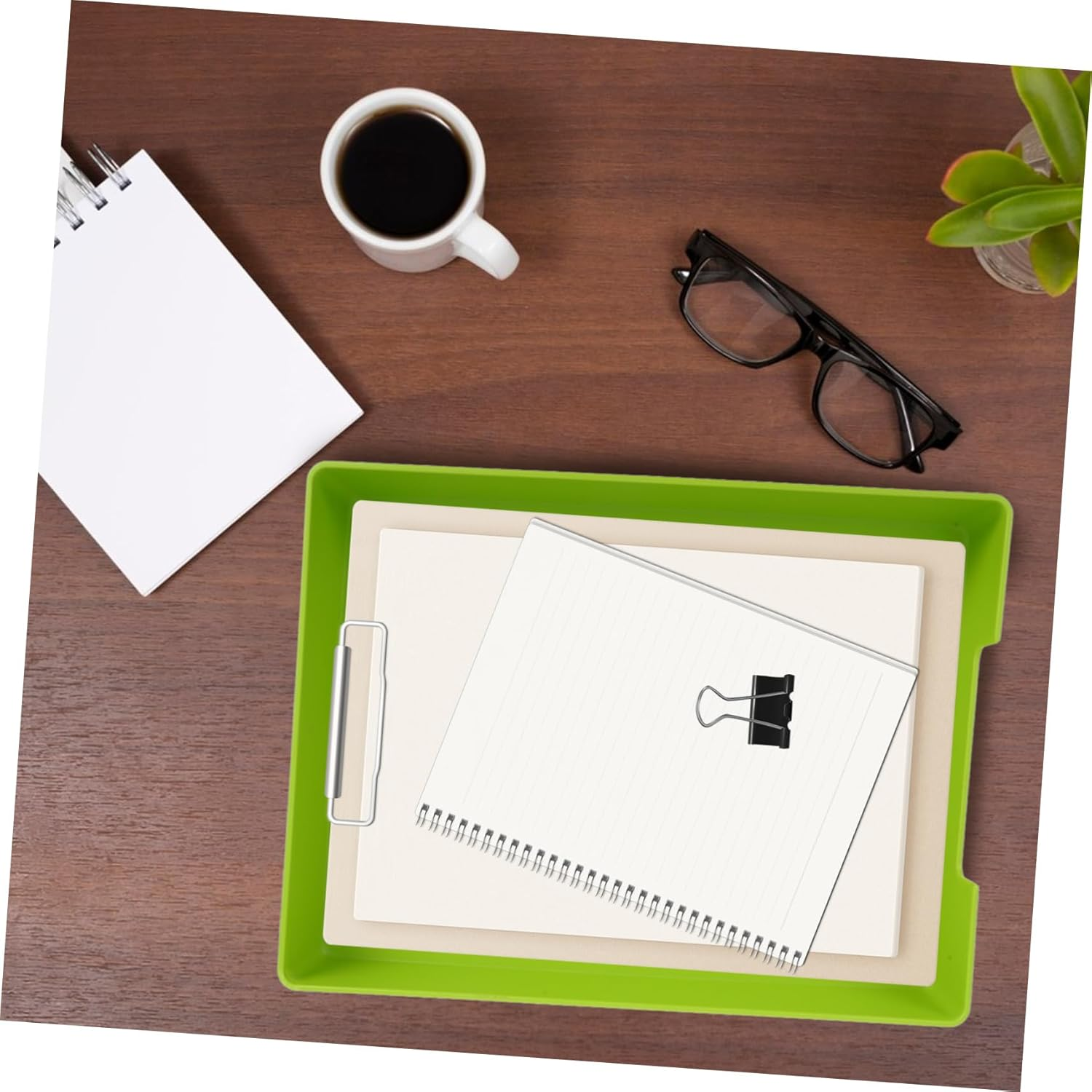 Sewroro Multipurpose Office Desk Paper Tray Organizer File Tray Desk Accessories Organizers Desktop Storage Box