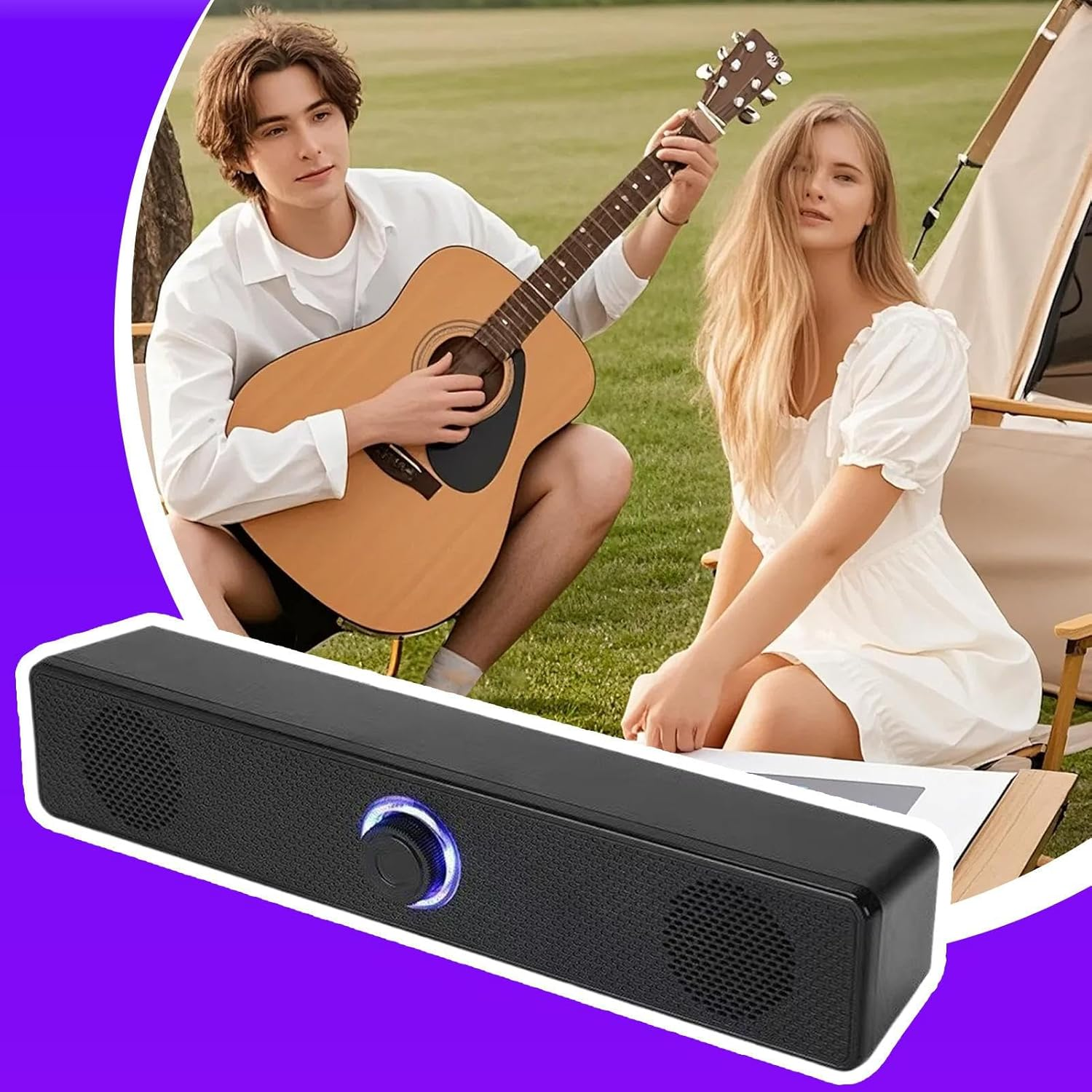 Sound Bars for Tv,Home Audio Speaker - Volume Boost Wireless Deep Bass Sound System for Tv Desktop Laptop Projector Computer Game