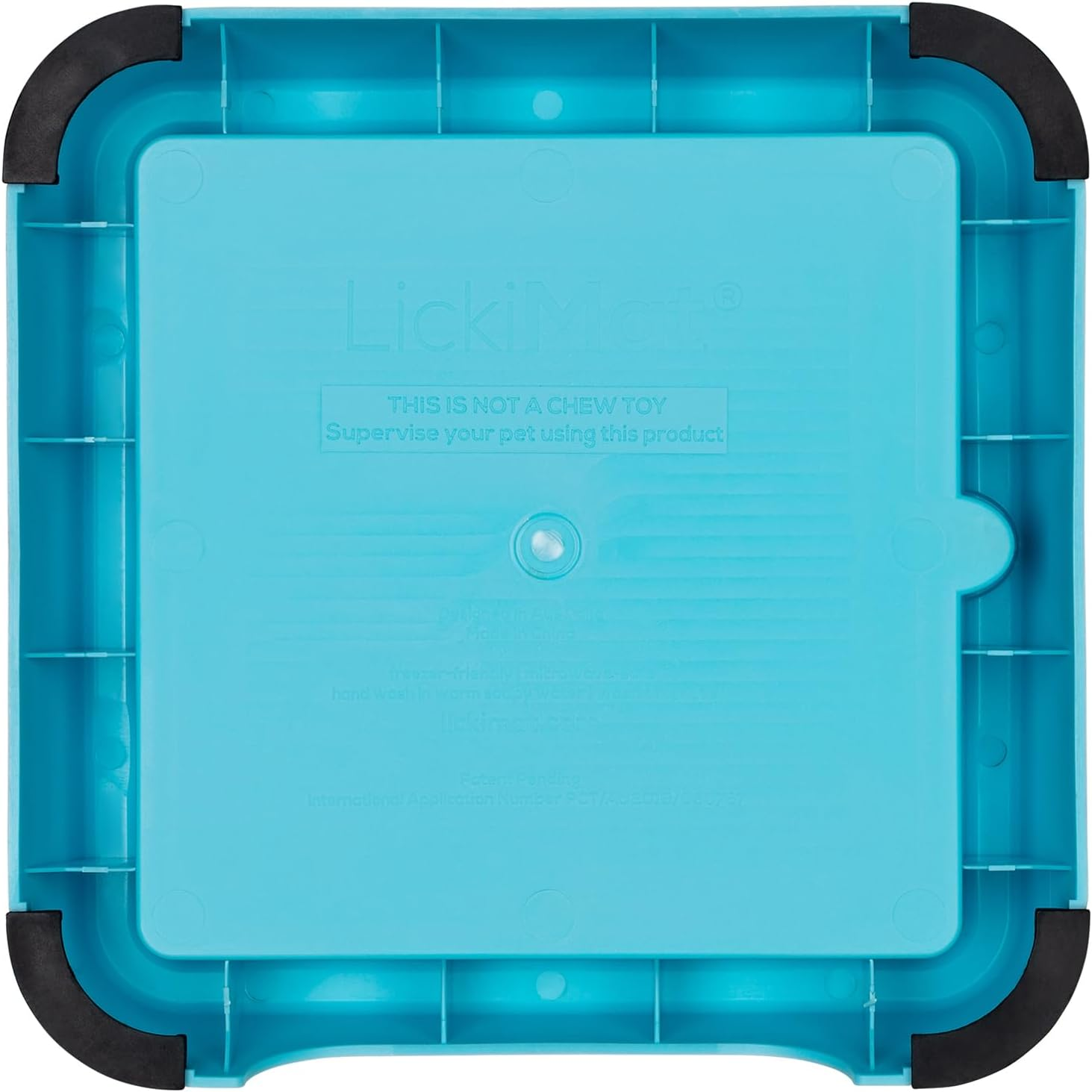 Lickimat Mini Keeper - Elevate Lickimat Experience, Extend to Full Feeder for Small Dogs - Innovative Design for Enriched Mealtime Fun - Turquoise image number 3