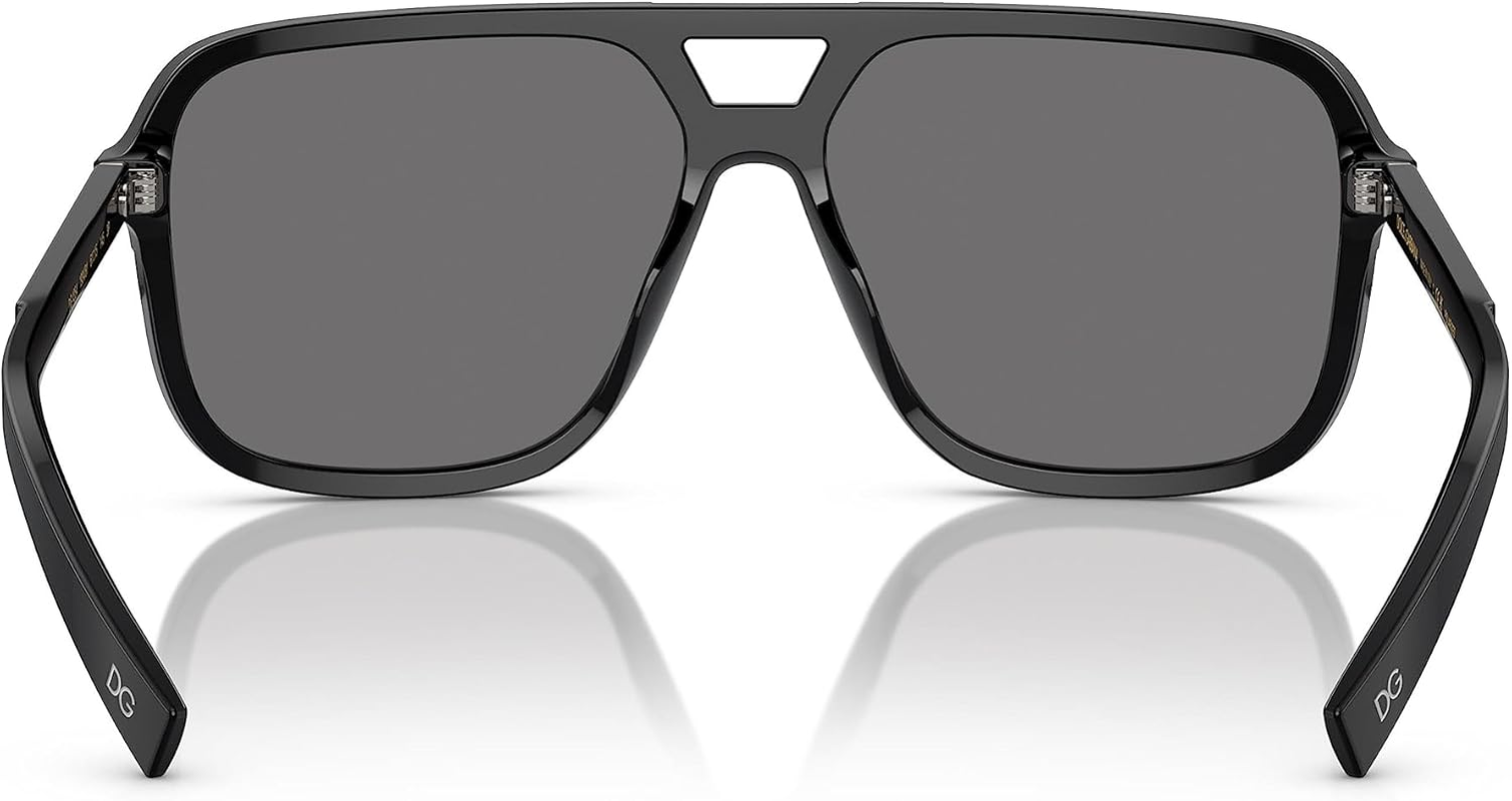 Dolce & Gabbana ANGEL DG 4354 Matte Black/Grey 61/15/145 Men Sunglasses image number 4