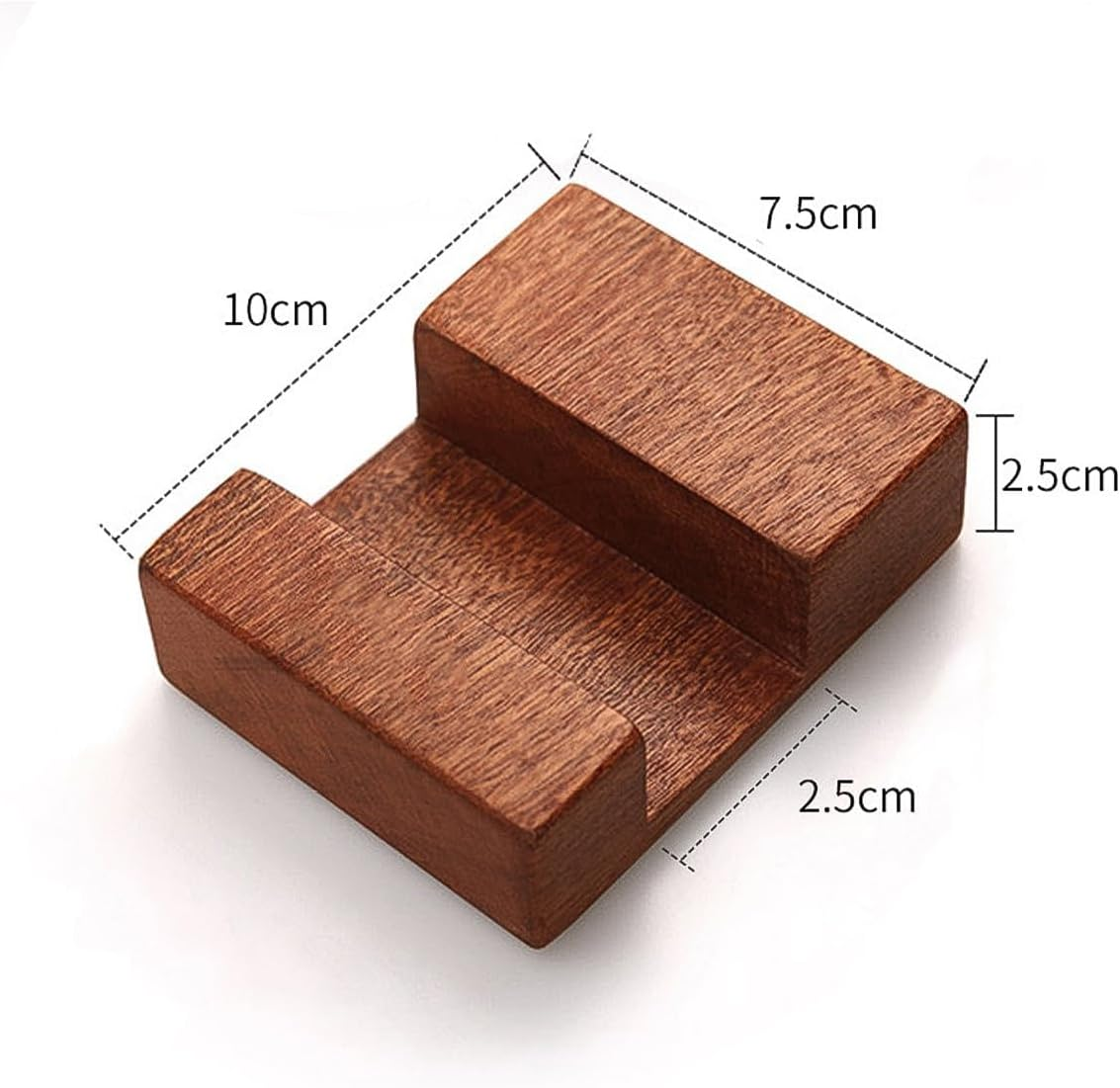 ZONADA 10X7.5X2.5CM Wood Cutting Board Stand Holder Chopping Board Organizer Holder Wooden Pan Lids Holder Cutting Board Rack Tray Organizer for Kitchen and Home image number 6
