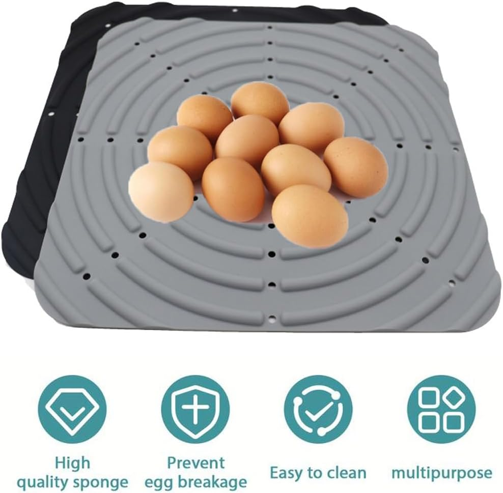 AIMALL Premium Silicone Chicken Nest Pad &ndash; Washable and Durable Nest Bedding for Poultry, Measures 11.81 Inches Square, Ideal for Chicken Coops and Layer Boxes image number 1