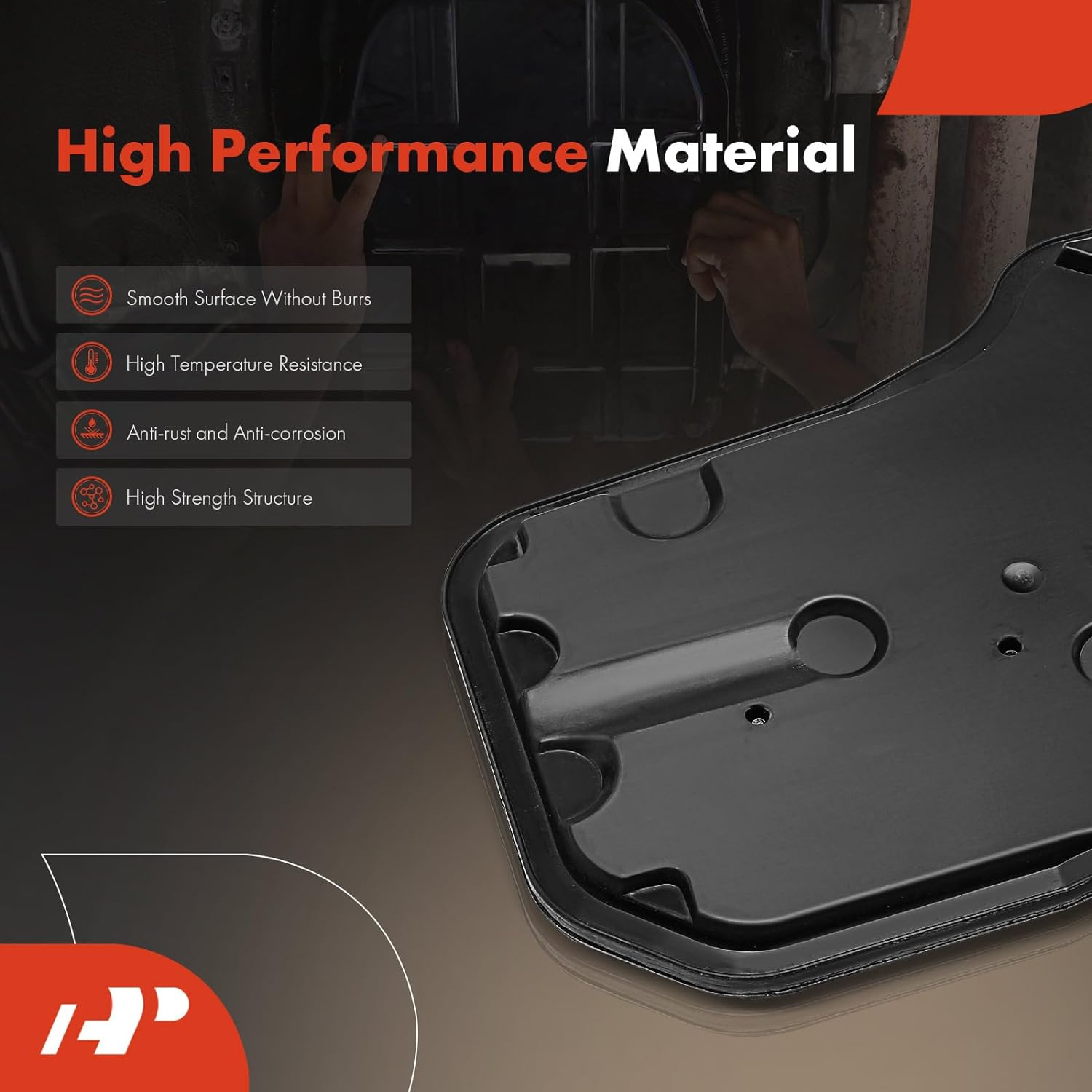 A-Premium Automatic Transmission Fluid Filter with Pan Gasket, Compatible with Dodge Grand Caravan 2008-2020, Journey, Avenger & Chrysler Town & Country, 200, Sebring & Ram C/V & Volkswagen Routan image number 1