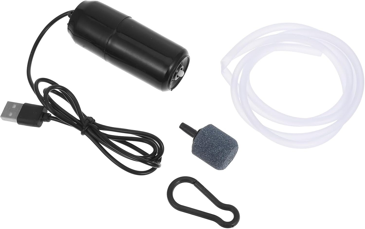 TEHAUX Silent USB Aquarium Air Pump Small Oxygen Aerator for Fish Tank Compact Air Pump with Shock-Absorbing Pad Quiet Operation for Home and Outdoor Fishing Supply image number 1