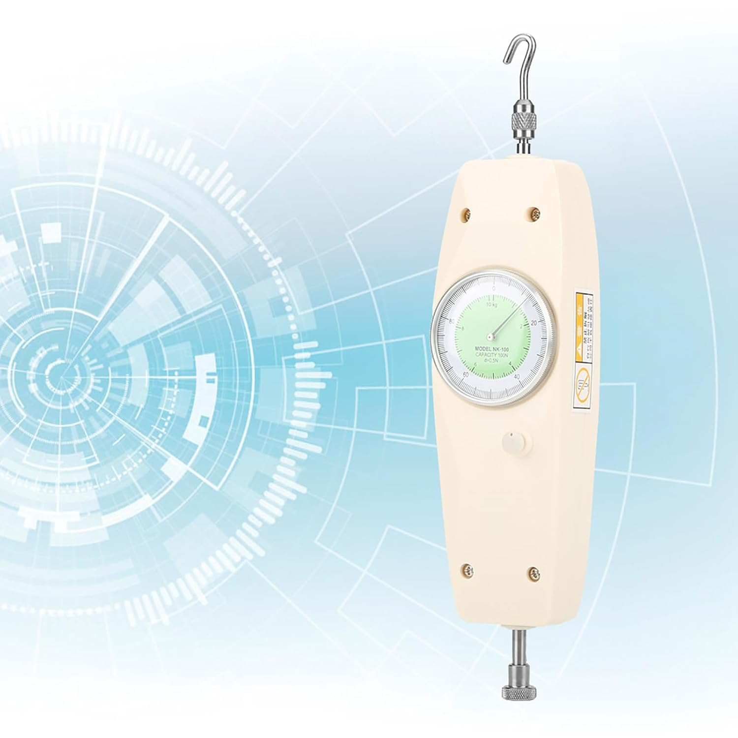 Analog Dynamometer Force Measuring Instrument - Push Pull Force for Accurate Measurement in Electronics, Hardware, Auto Parts, and More image number 1